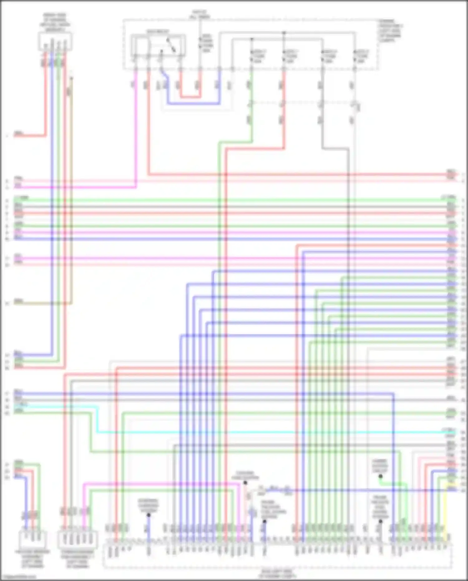 Sequoia Toyota III (2022-2024): Wiring diagram engine performance 3.4l turbo, engine controls circuit (4 of 8)