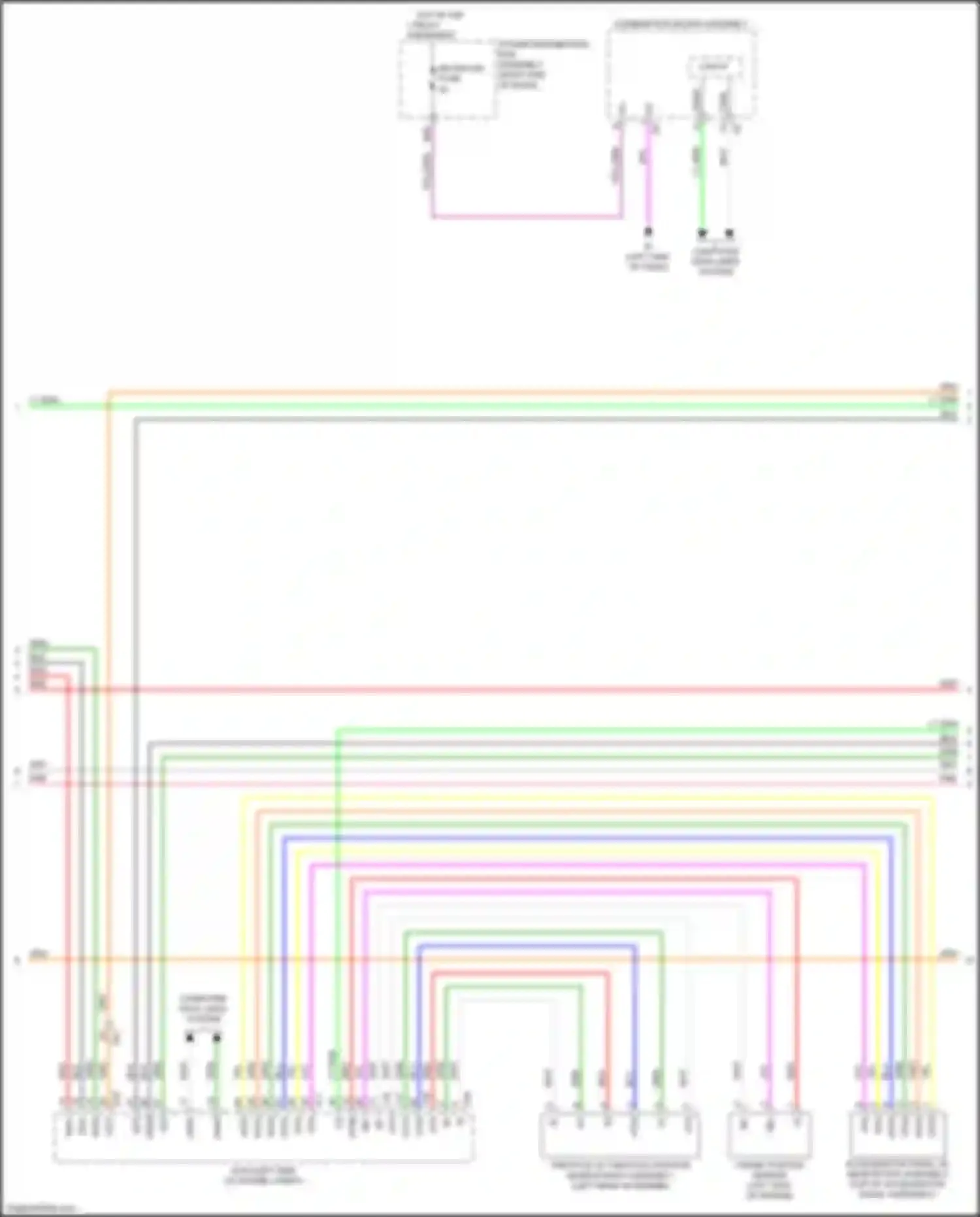 Sequoia Toyota III (2022-2024): Wiring diagram engine performance 3.4l turbo, hybrid system circuit (2 of 6)