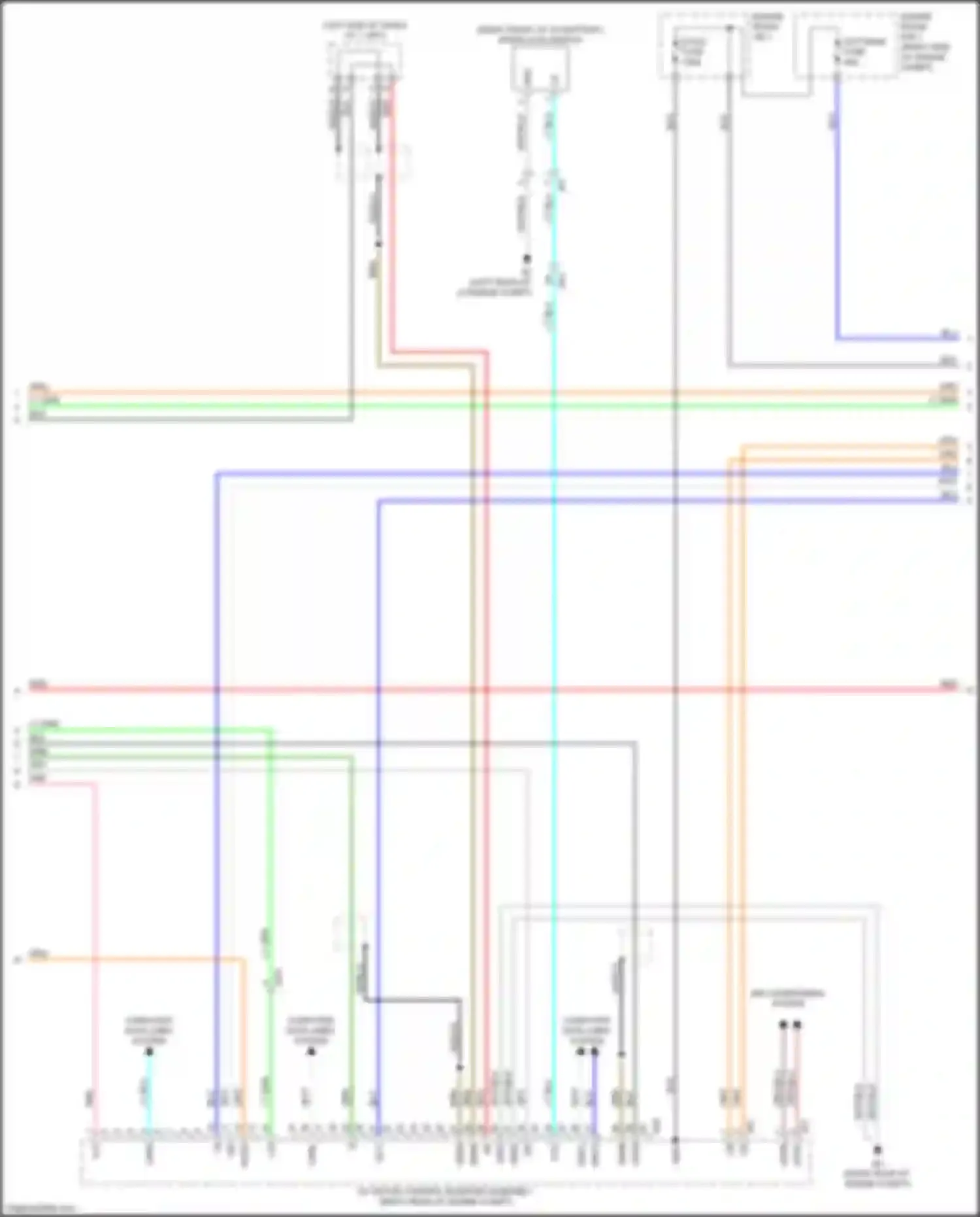 Sequoia Toyota III (2022-2024): Wiring diagram engine performance 3.4l turbo, hybrid system circuit (3 of 6)