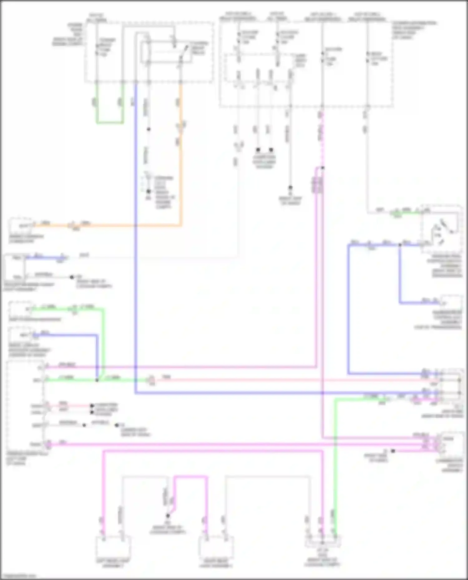 Sequoia Toyota III (2022-2024): Backup lamps circuit