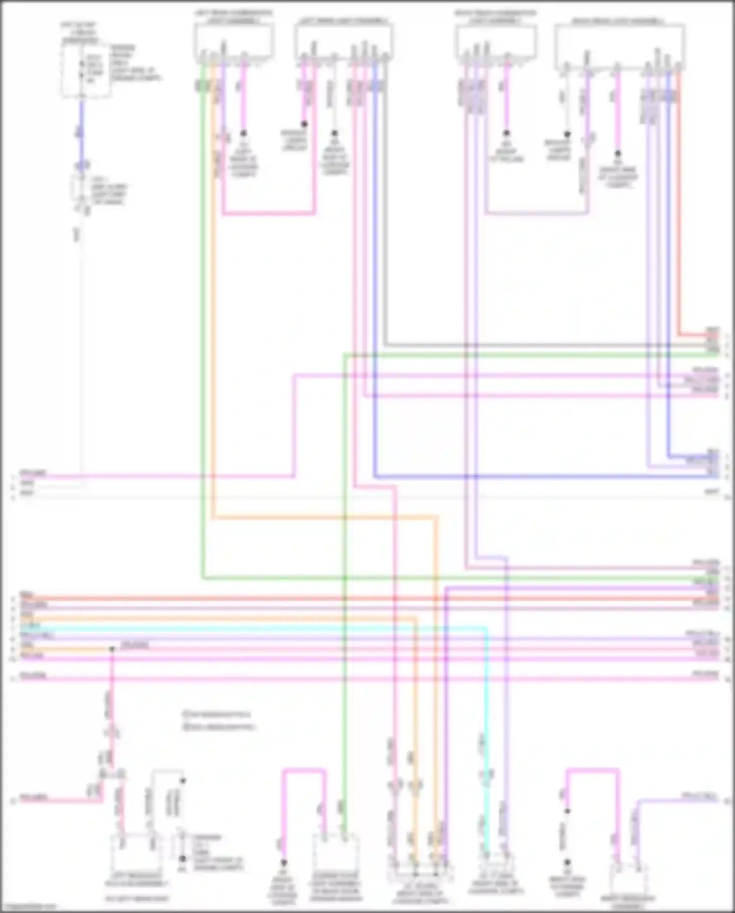Sequoia Toyota III (2022-2024): Exterior lamps circuit (2 of 4)