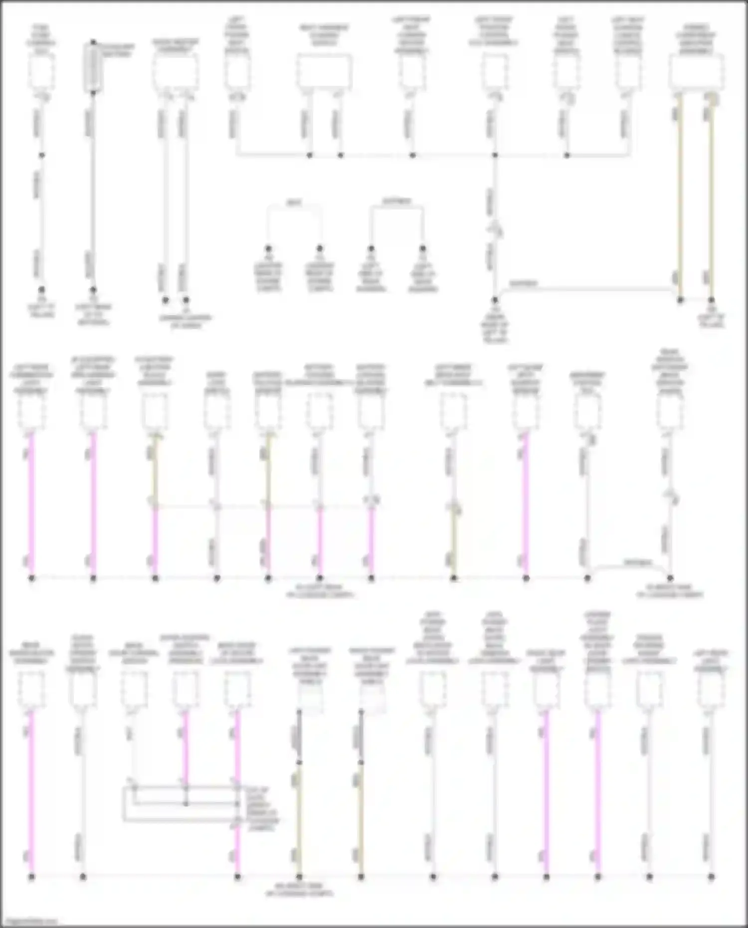 Sequoia Toyota III (2022-2024): Ground distribution circuit (6 of 7)