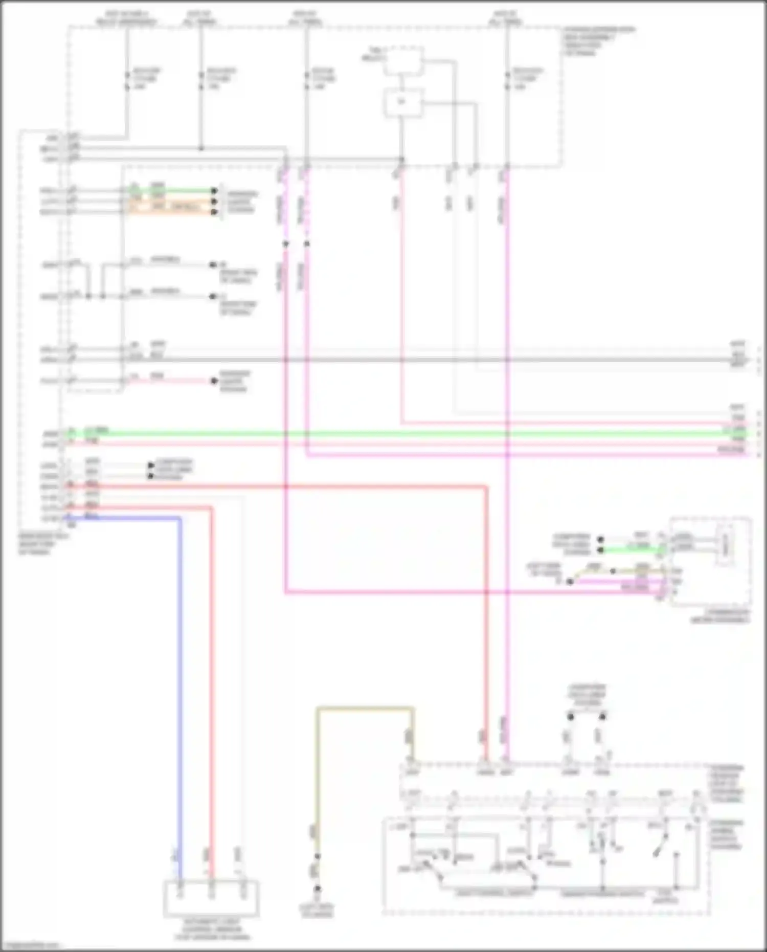Sequoia Toyota III (2022-2024): Headlights circuit, w/o headlamp ecu (1 of 3)