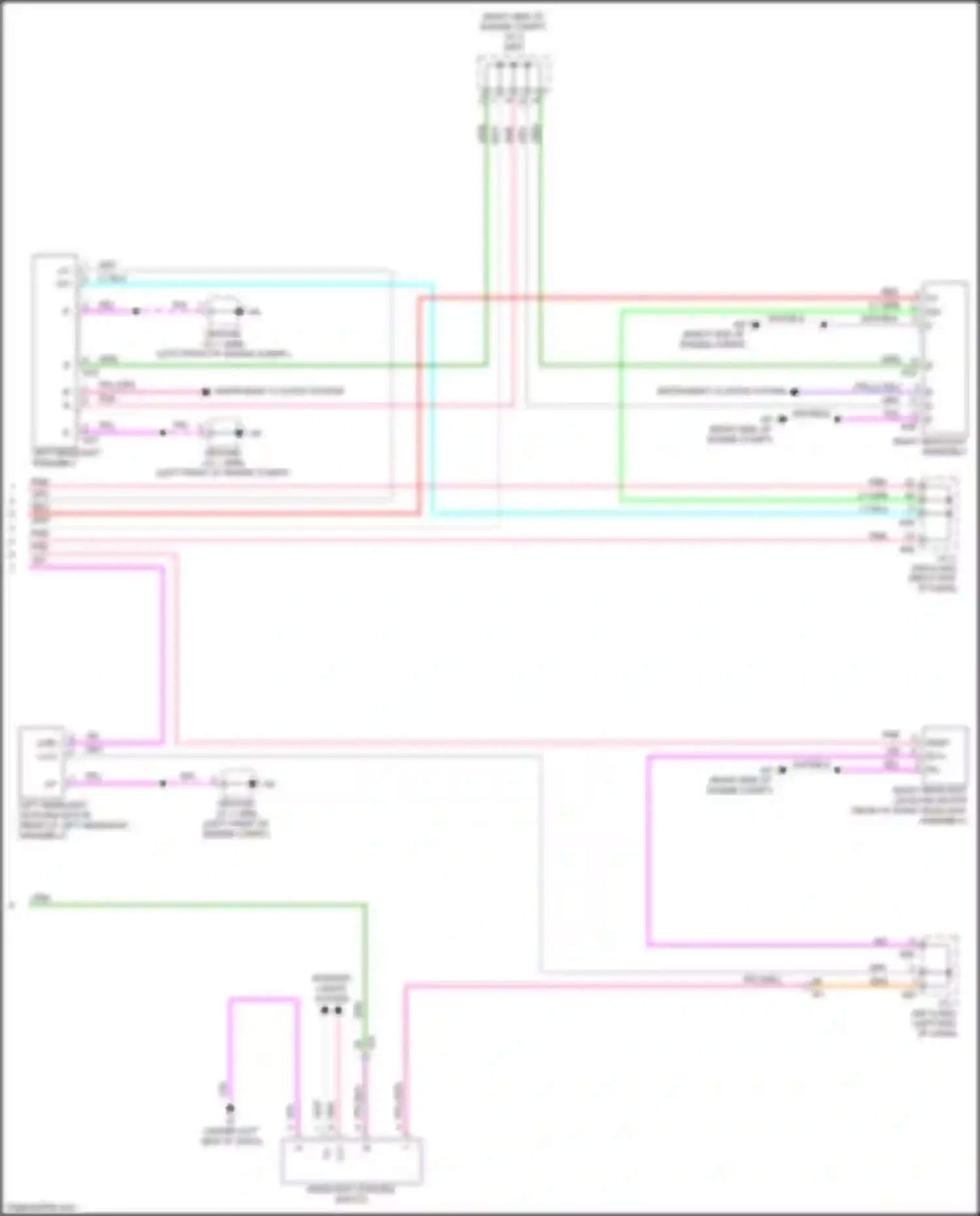 Sequoia Toyota III (2022-2024): Headlights circuit, w/o headlamp ecu (3 of 3)