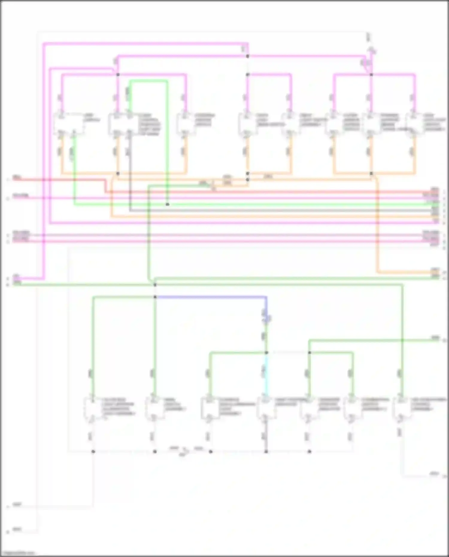 Sequoia Toyota III (2022-2024): Instrument illumination circuit (2 of 3)