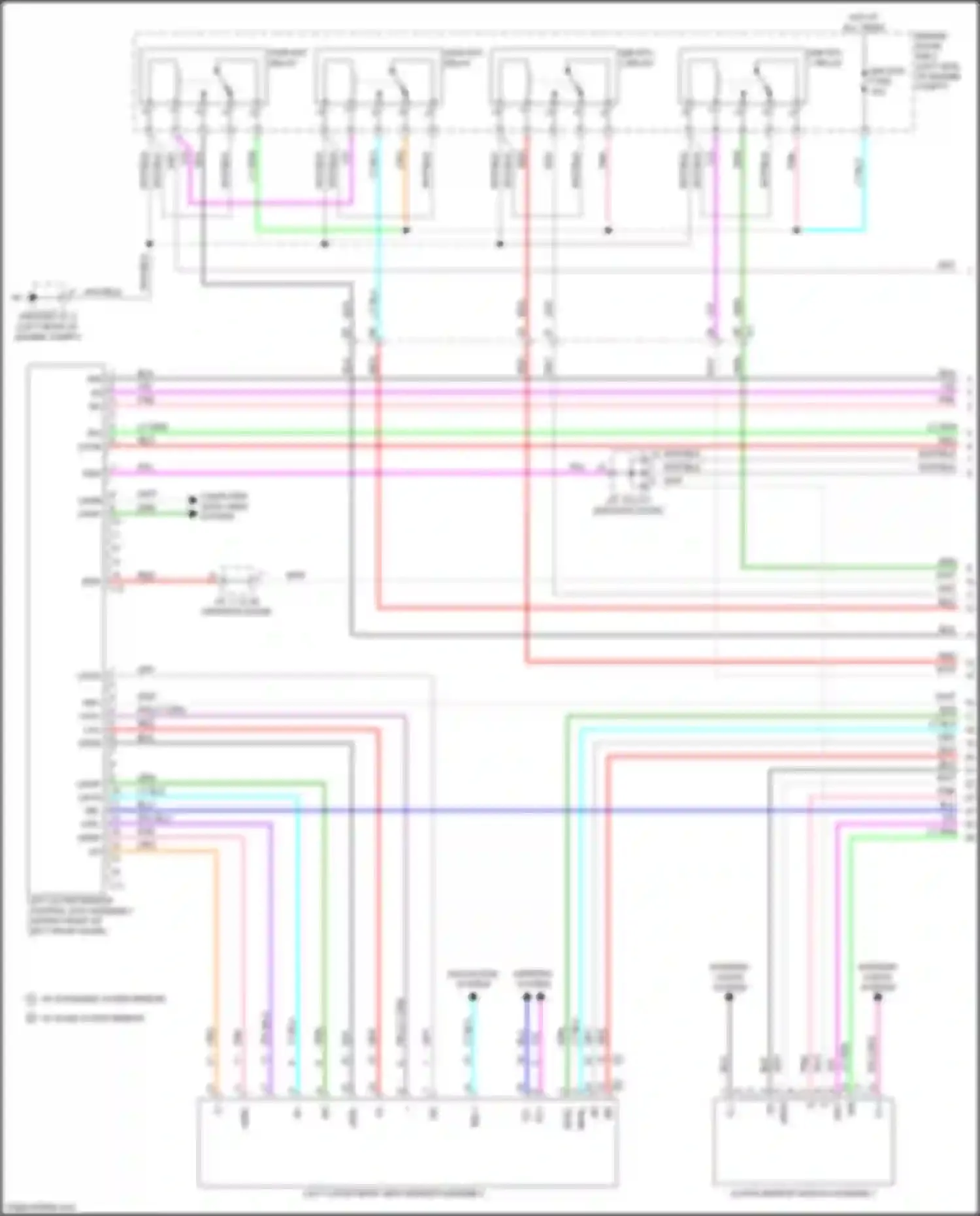 Sequoia Toyota III (2022-2024): Memory mirrors circuit (1 of 3)