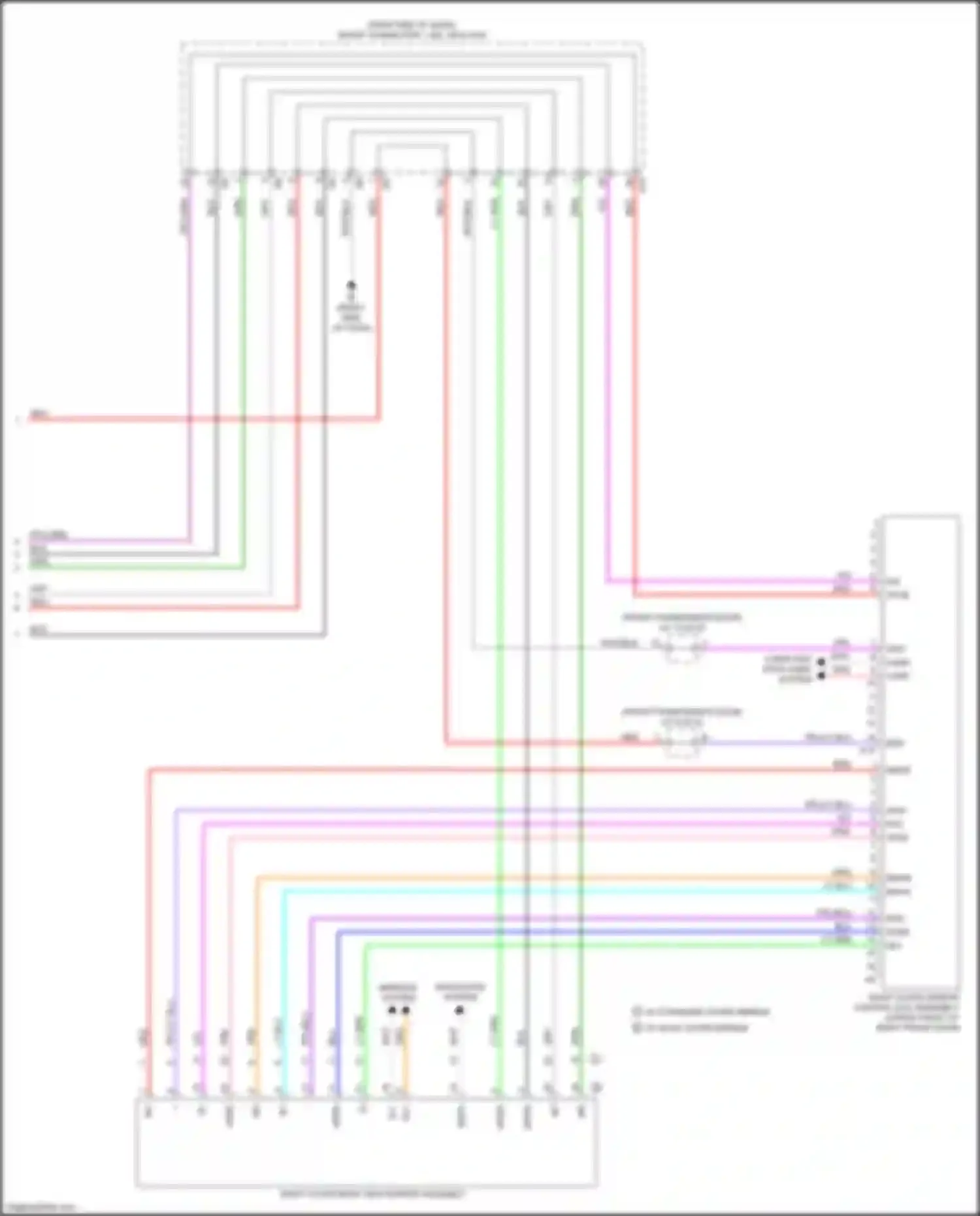 Sequoia Toyota III (2022-2024): Memory mirrors circuit (3 of 3)