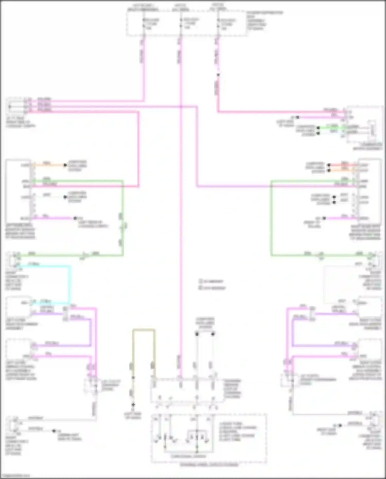 Sequoia Toyota III (2022-2024): Blind spot monitoring circuit