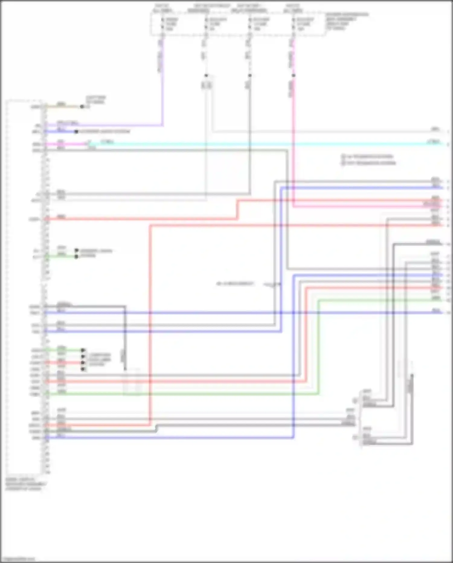 Sequoia Toyota III (2022-2024): Navigation circuit, w/ built-in amplifier (1 of 4)