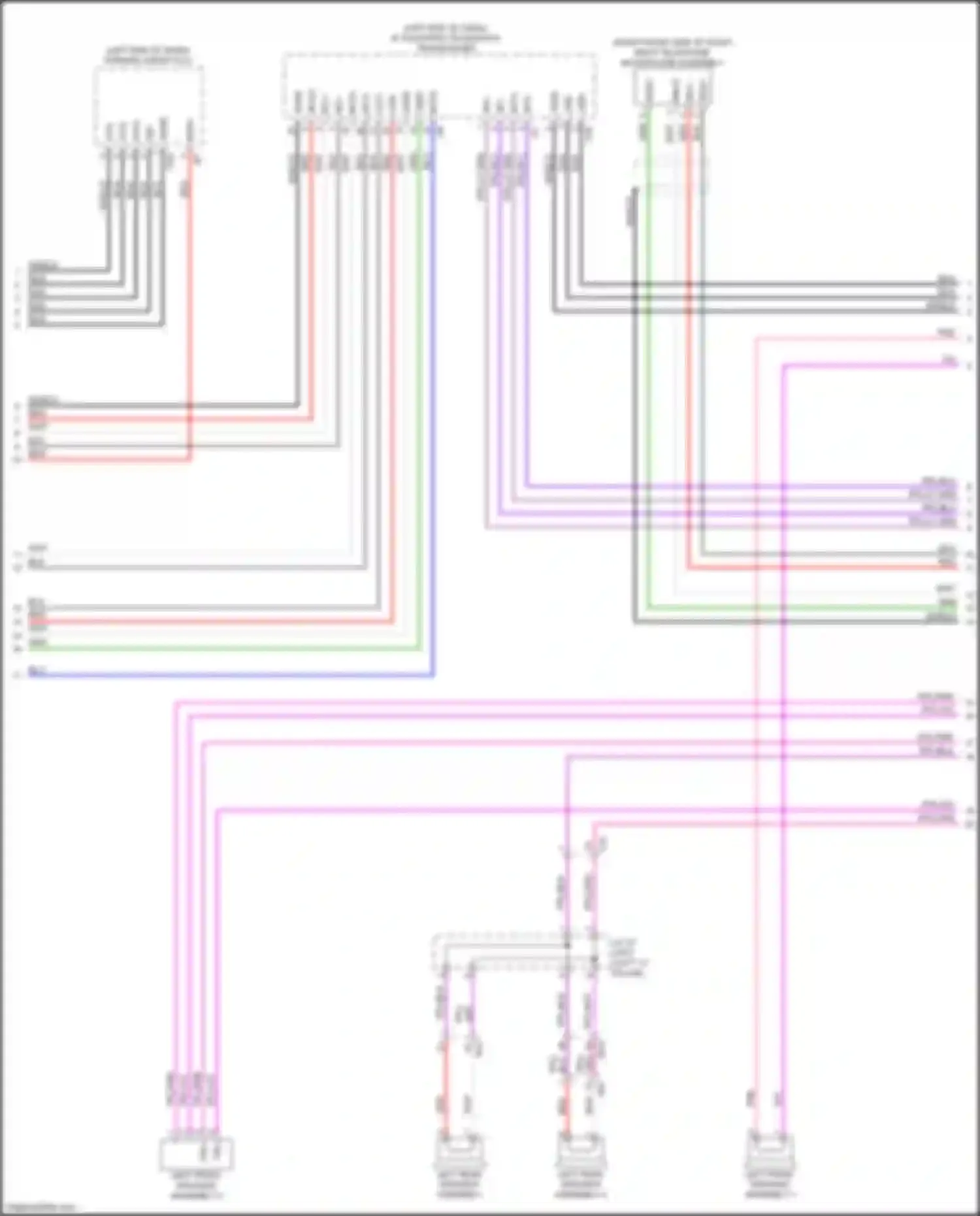 Sequoia Toyota III (2022-2024): Navigation circuit, w/ built-in amplifier (3 of 4)