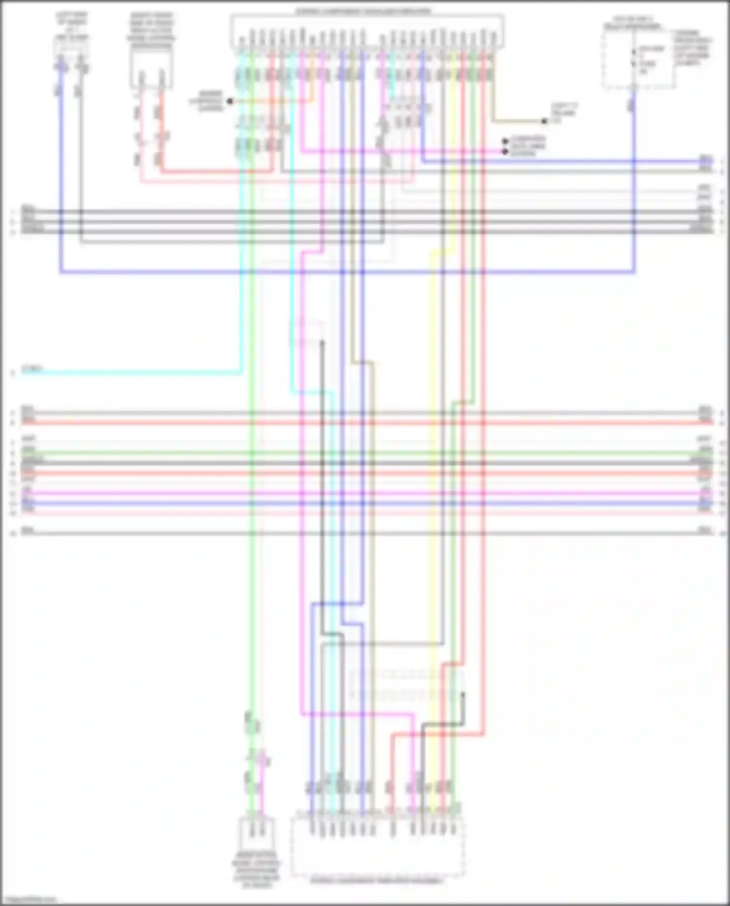 Sequoia Toyota III (2022-2024): Navigation circuit, w/ separate amplifier (5 of 6)