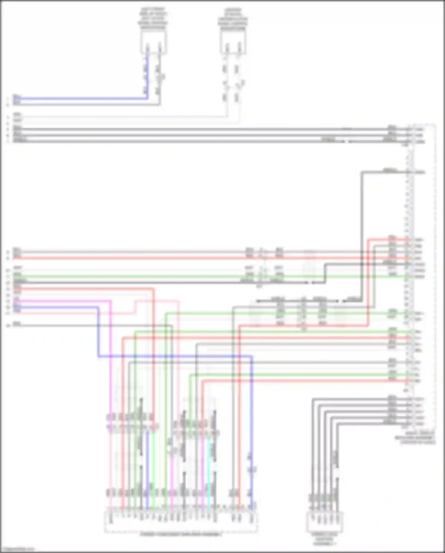 Sequoia Toyota III (2022-2024): Navigation circuit, w/ separate amplifier (6 of 6)