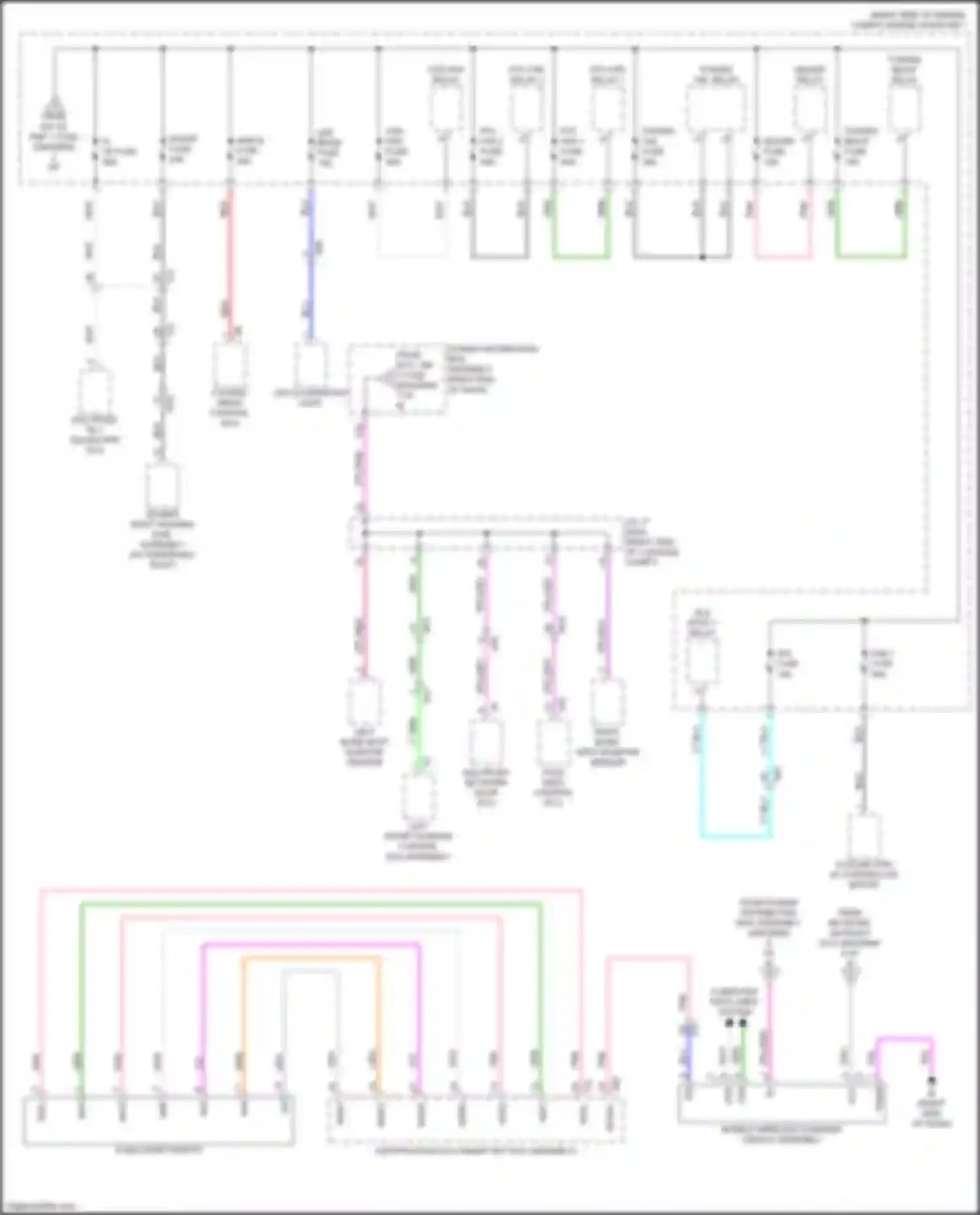 Sequoia Toyota III (2022-2024): Power distribution circuit (3 of 8)