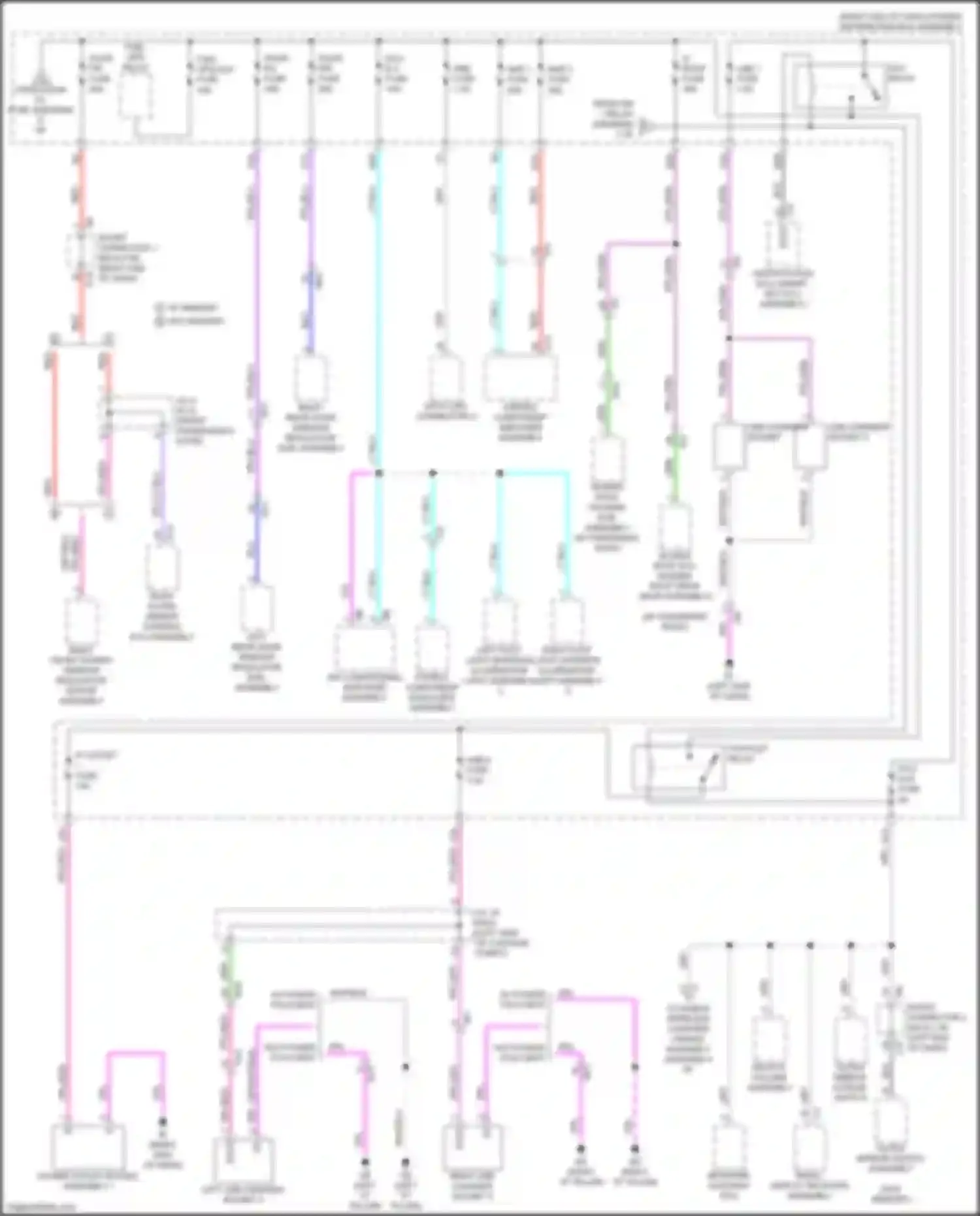 Sequoia Toyota III (2022-2024): Power distribution circuit (4 of 8)