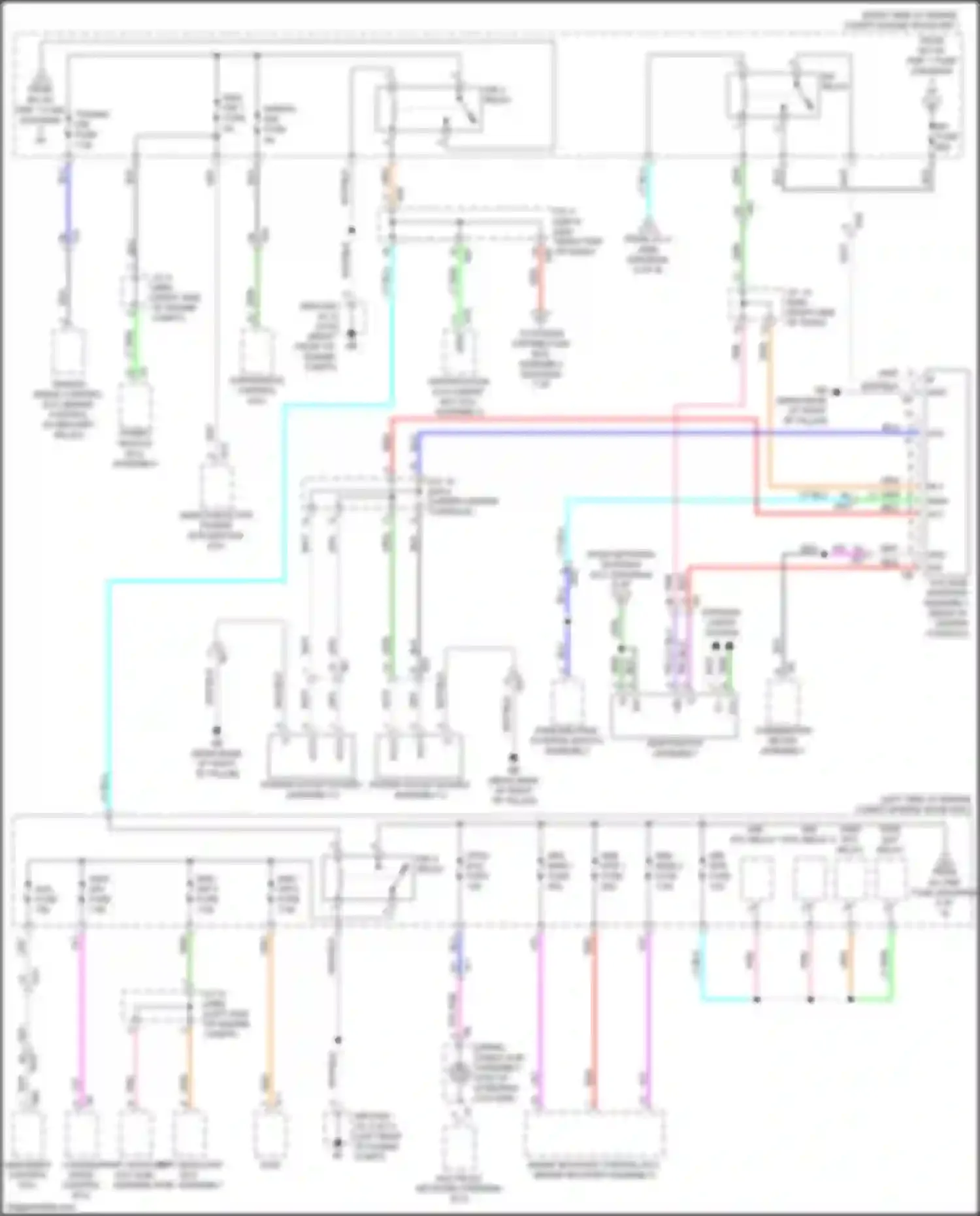 Sequoia Toyota III (2022-2024): Power distribution circuit (5 of 8)