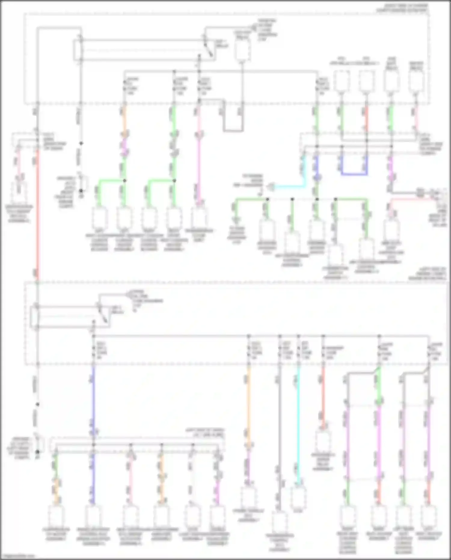 Sequoia Toyota III (2022-2024): Power distribution circuit (6 of 8)