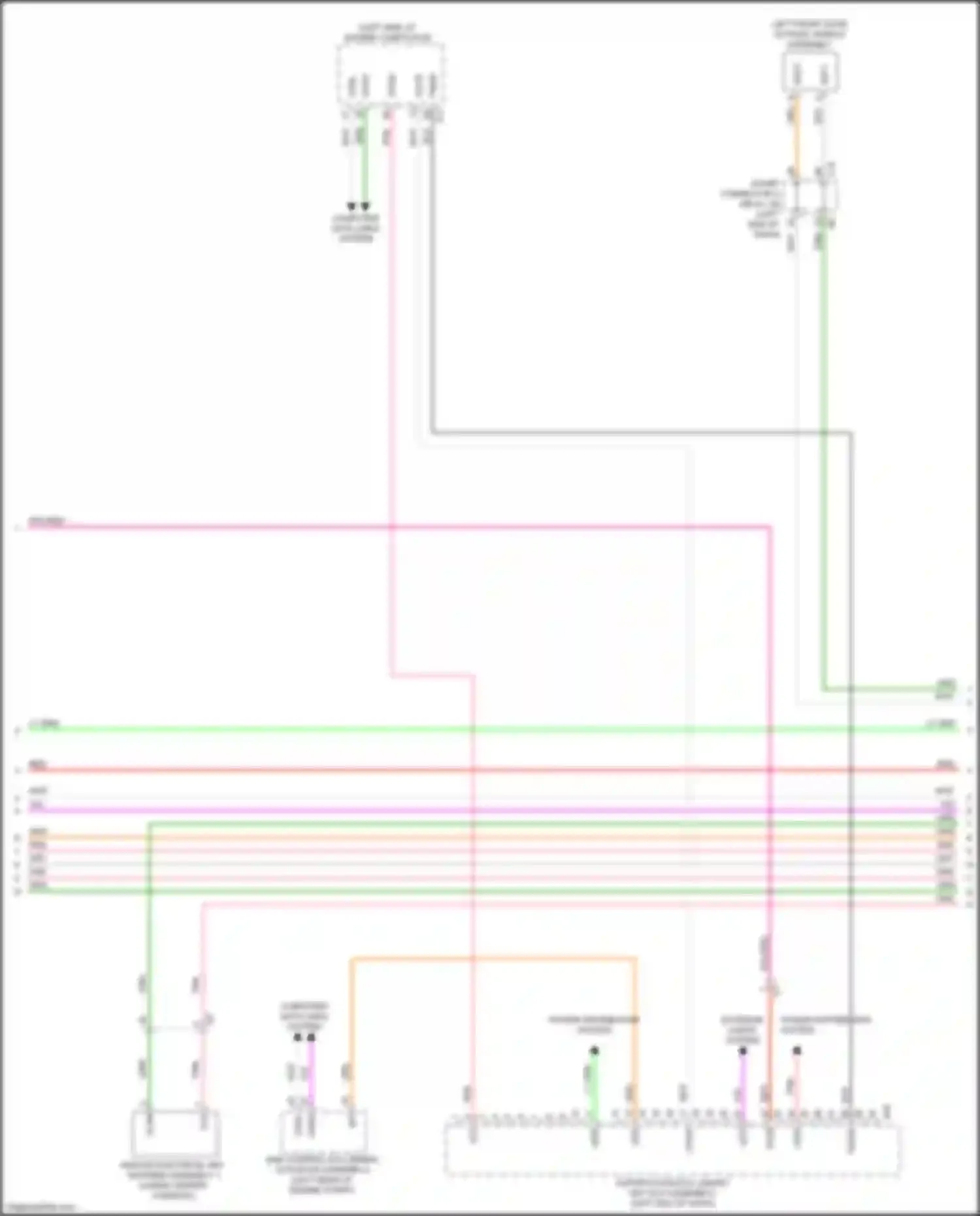 Sequoia Toyota III (2022-2024): Power door locks circuit (4 of 6)