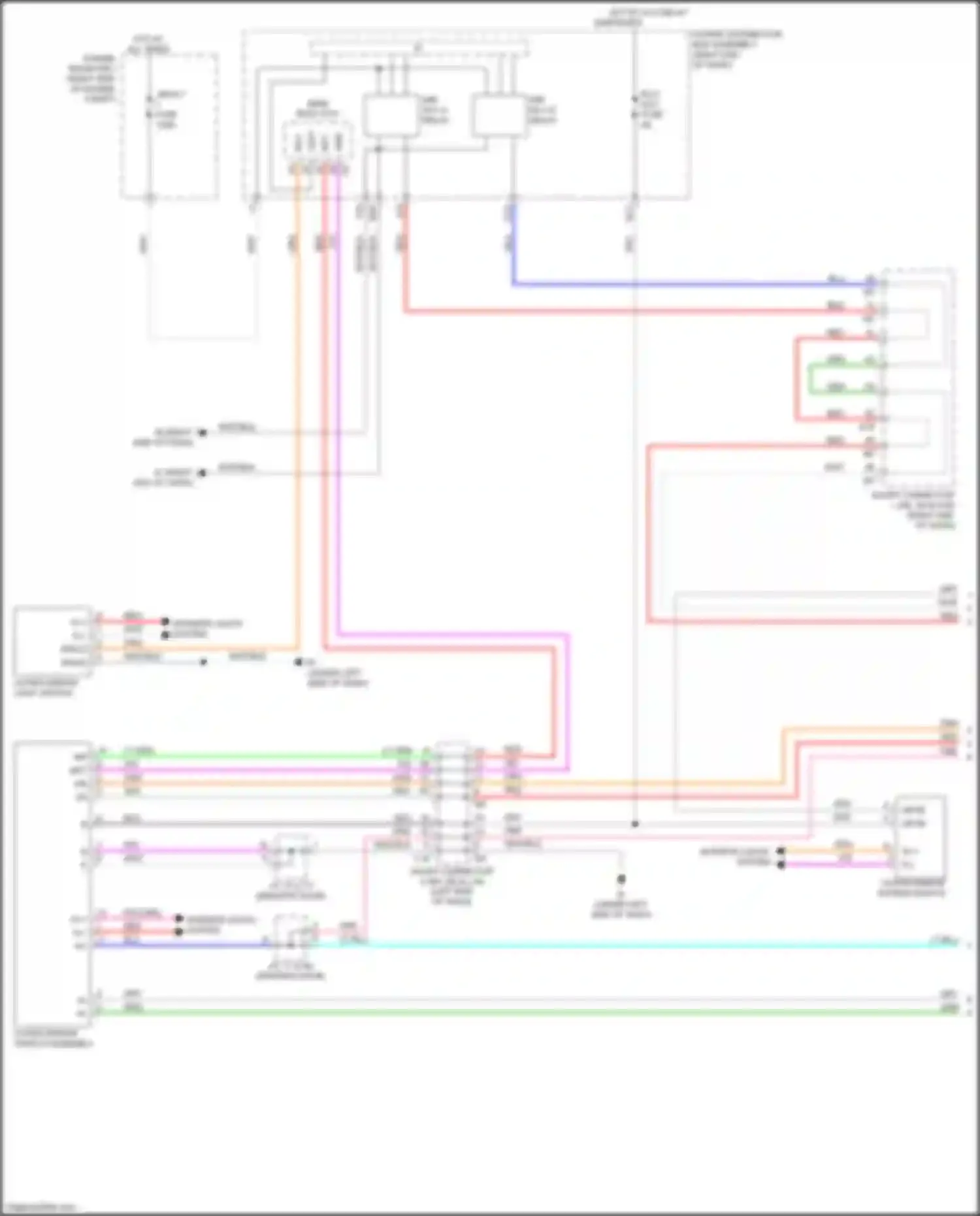 Sequoia Toyota III (2022-2024): Power mirrors circuit (1 of 2)