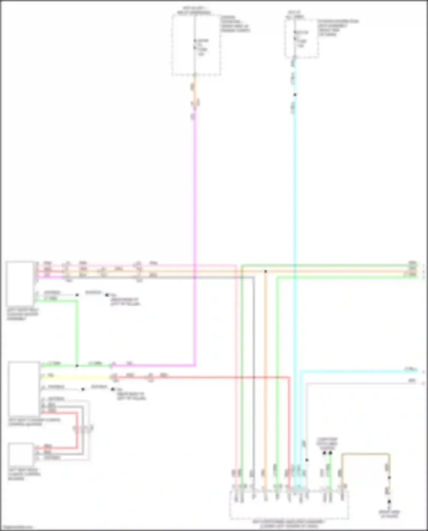 Sequoia Toyota III (2022-2024): Front heated seats circuit (1 of 2)