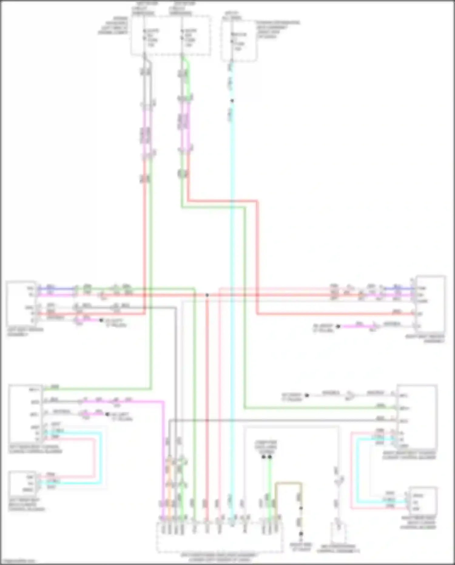 Sequoia Toyota III (2022-2024): Rear heated seats circuit