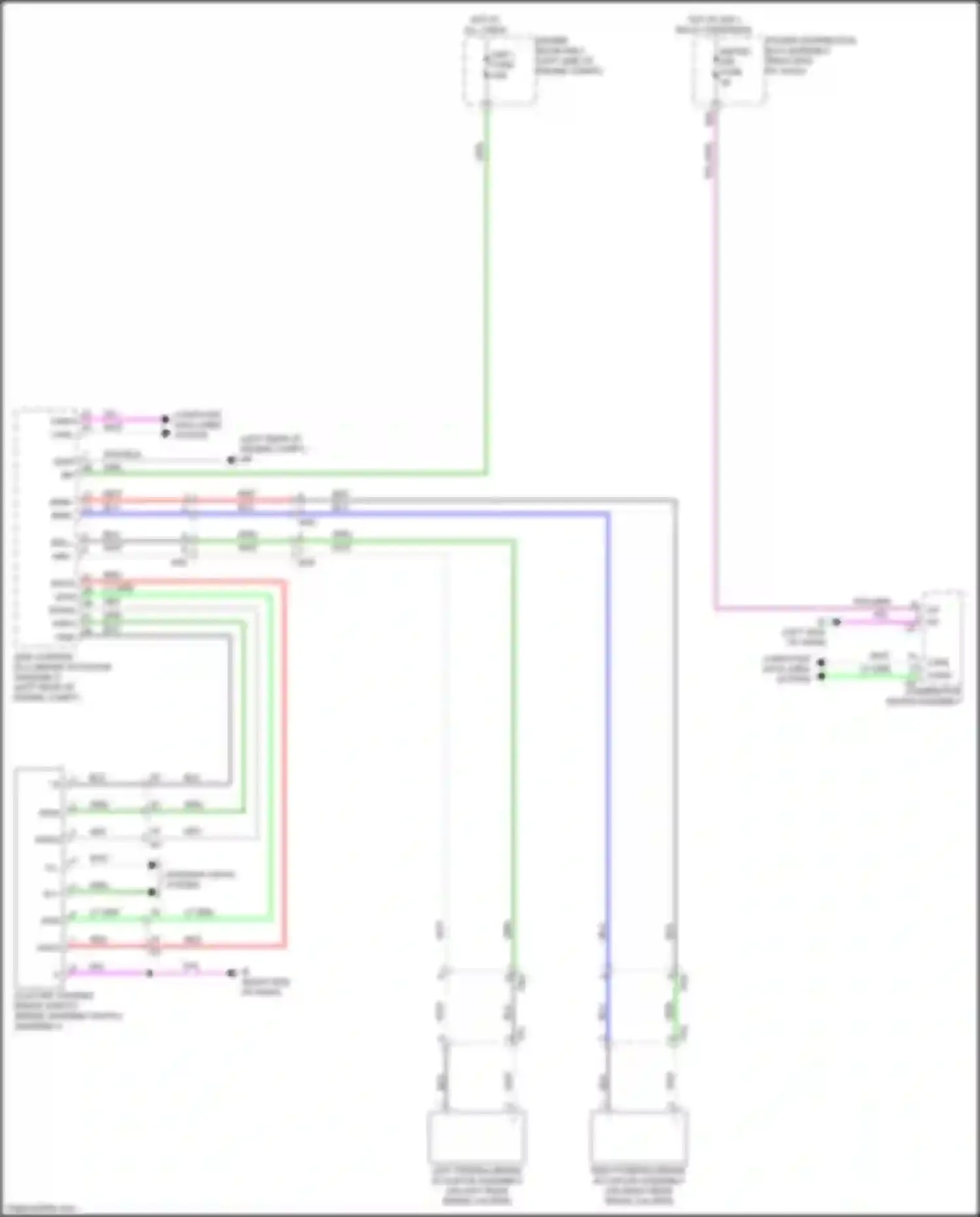 Sequoia Toyota III (2022-2024): Electric parking brake circuit