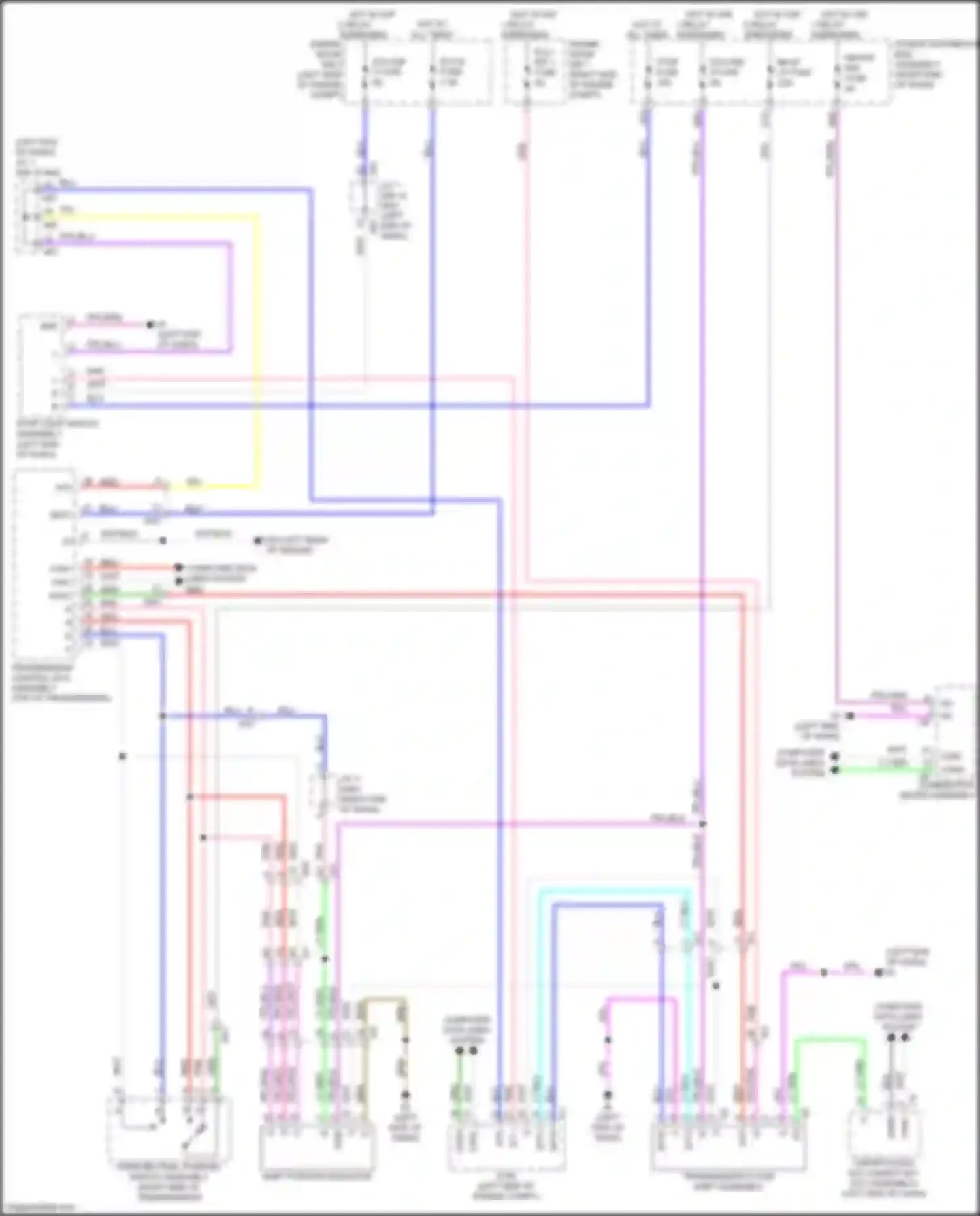 Sequoia Toyota III (2022-2024): Shift interlock circuit