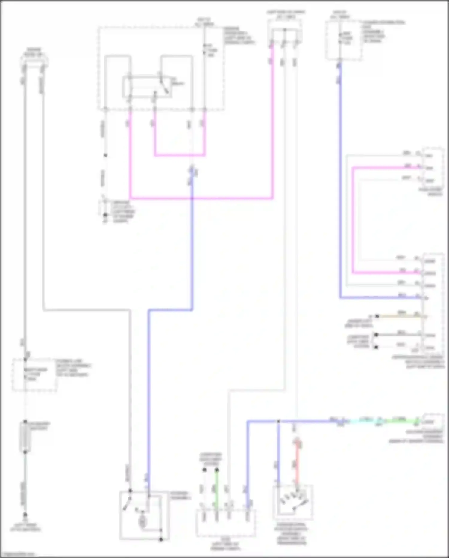 Sequoia Toyota III (2022-2024): Starting/charging circuit