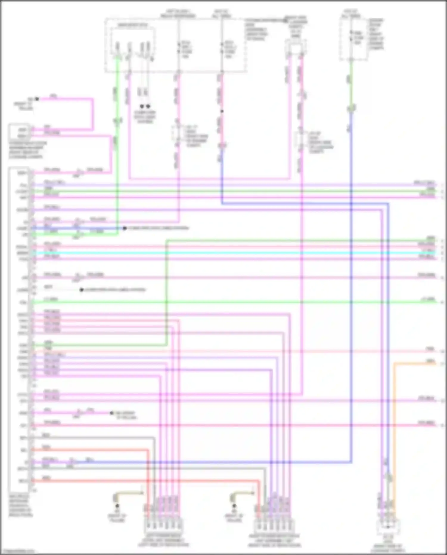 Sequoia Toyota III (2022-2024): Back door opener circuit, w/ power back door (1 of 2)