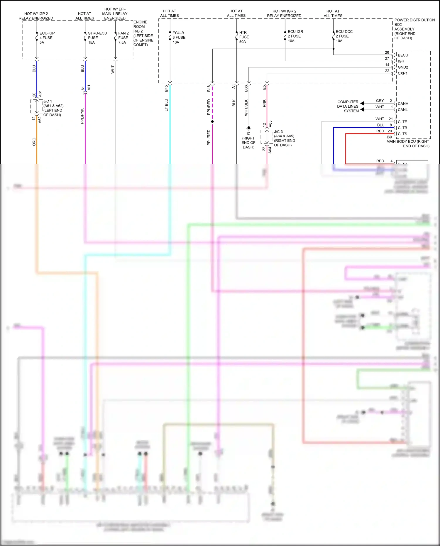 Toyota Sequoia III (2022-2024) automatic light control sensor wiring diagram  (1 of 3)