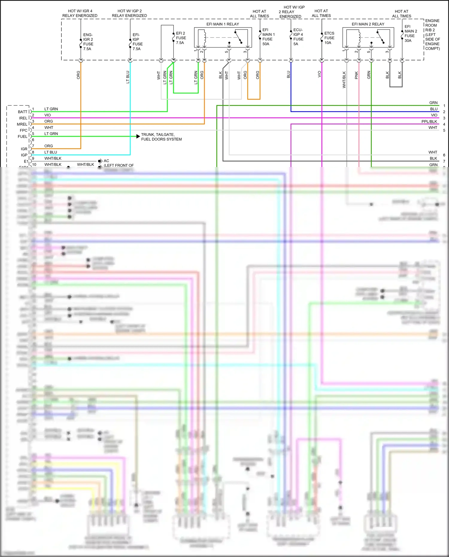 Toyota Sequoia III (2022-2024) computer data lines system wiring diagram  (92 of 99)