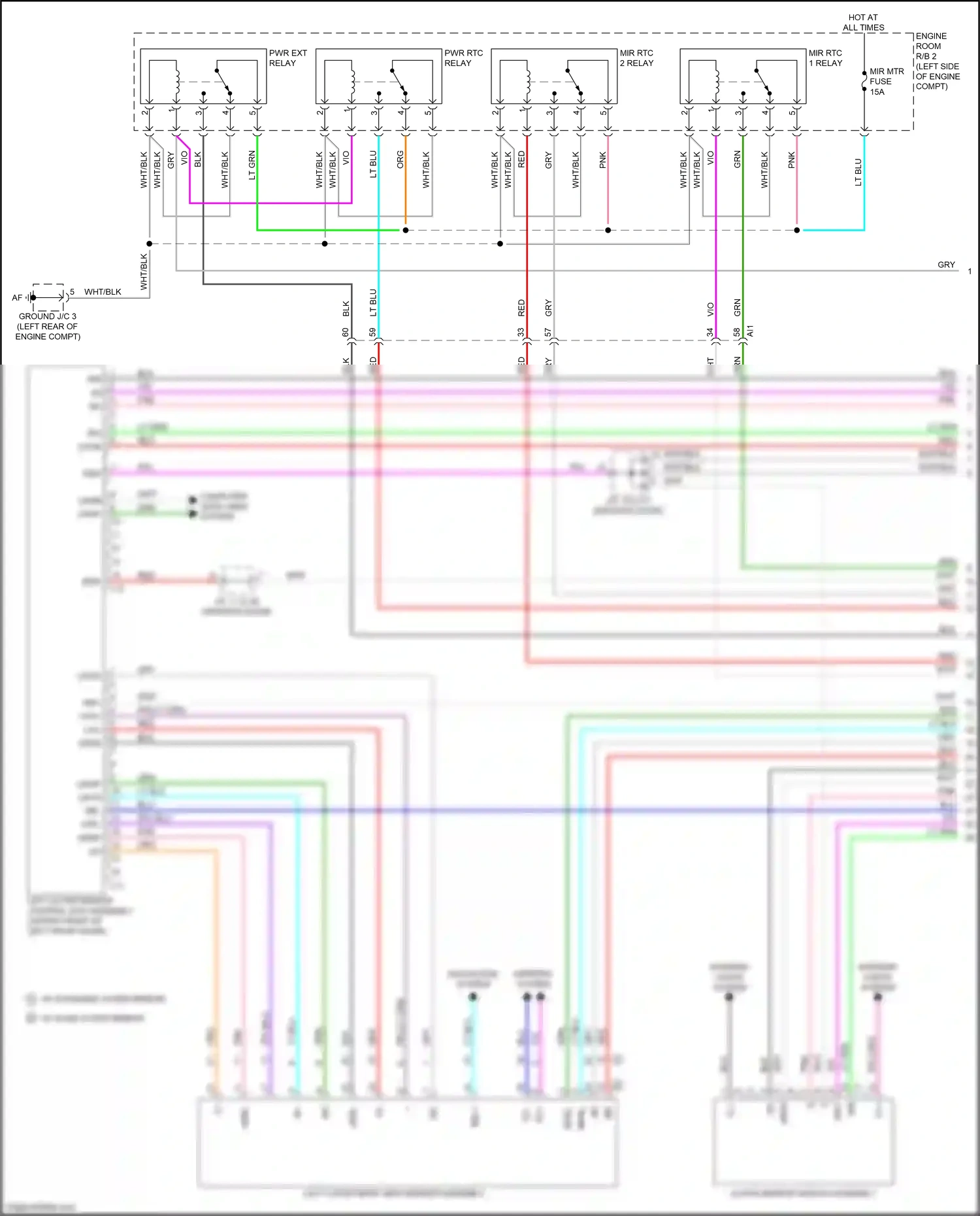 Toyota Sequoia III (2022-2024) computer data lines system wiring diagram  (58 of 99)