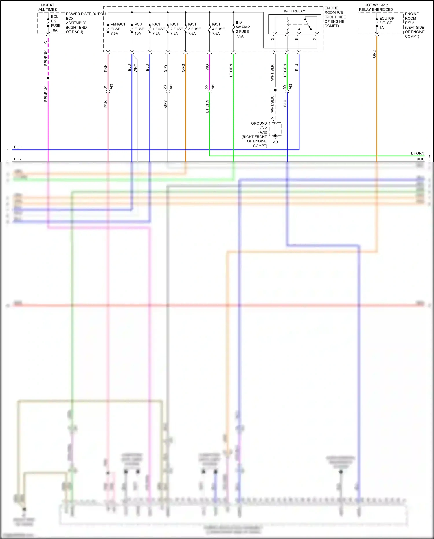 Toyota Sequoia III (2022-2024) computer data lines system wiring diagram  (98 of 99)