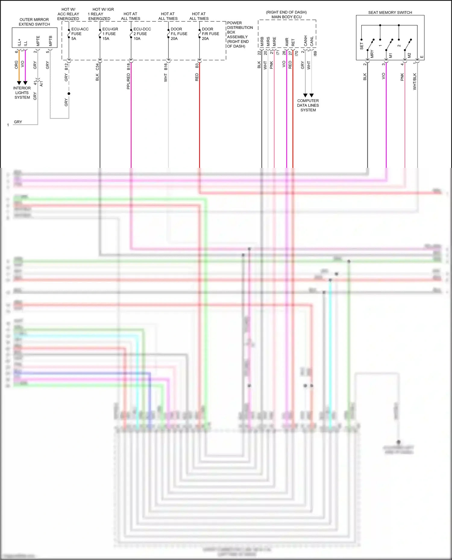 Toyota Sequoia III (2022-2024) computer data lines system wiring diagram  (47 of 99)