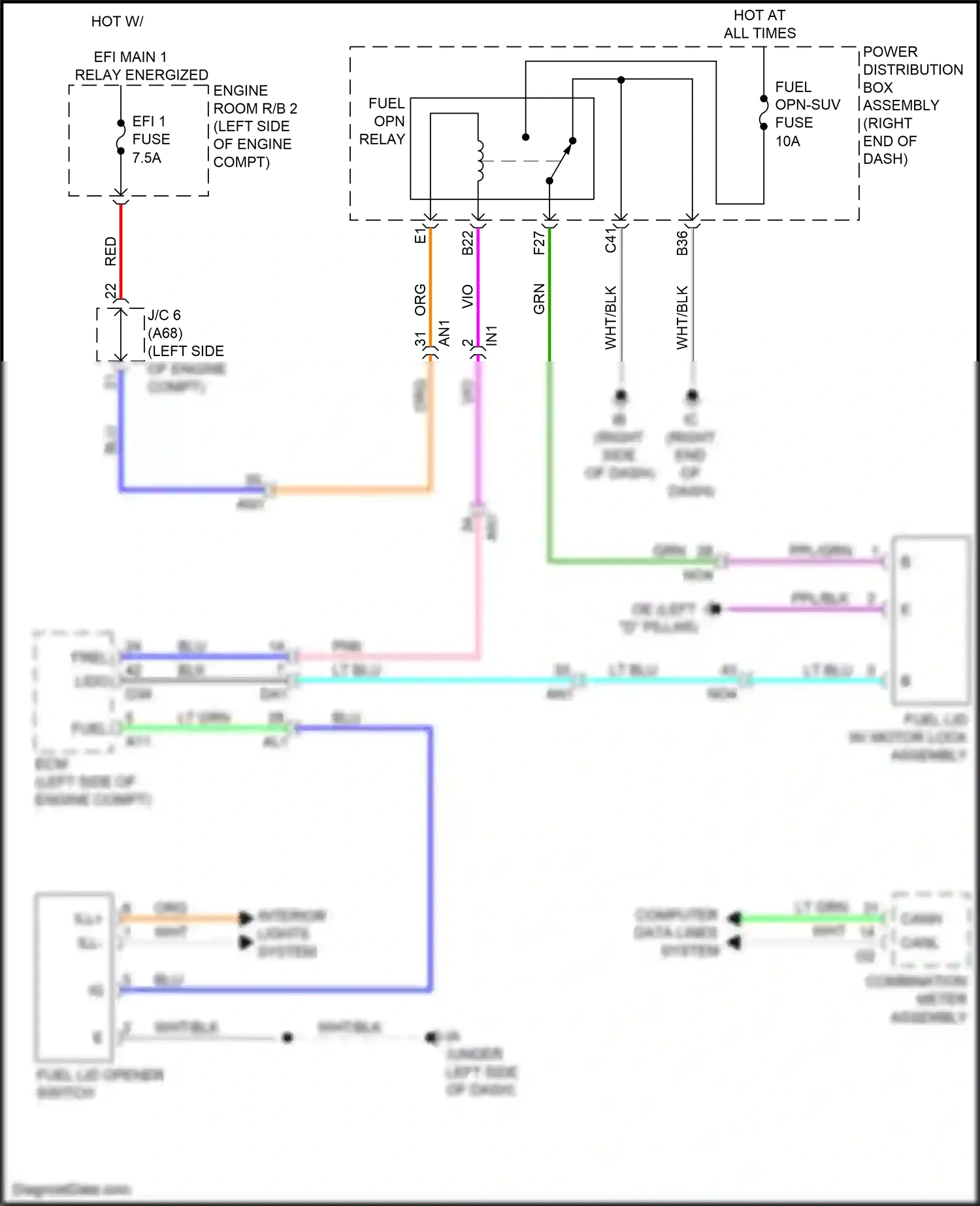 Toyota Sequoia III (2022-2024) computer data lines system wiring diagram  (54 of 99)