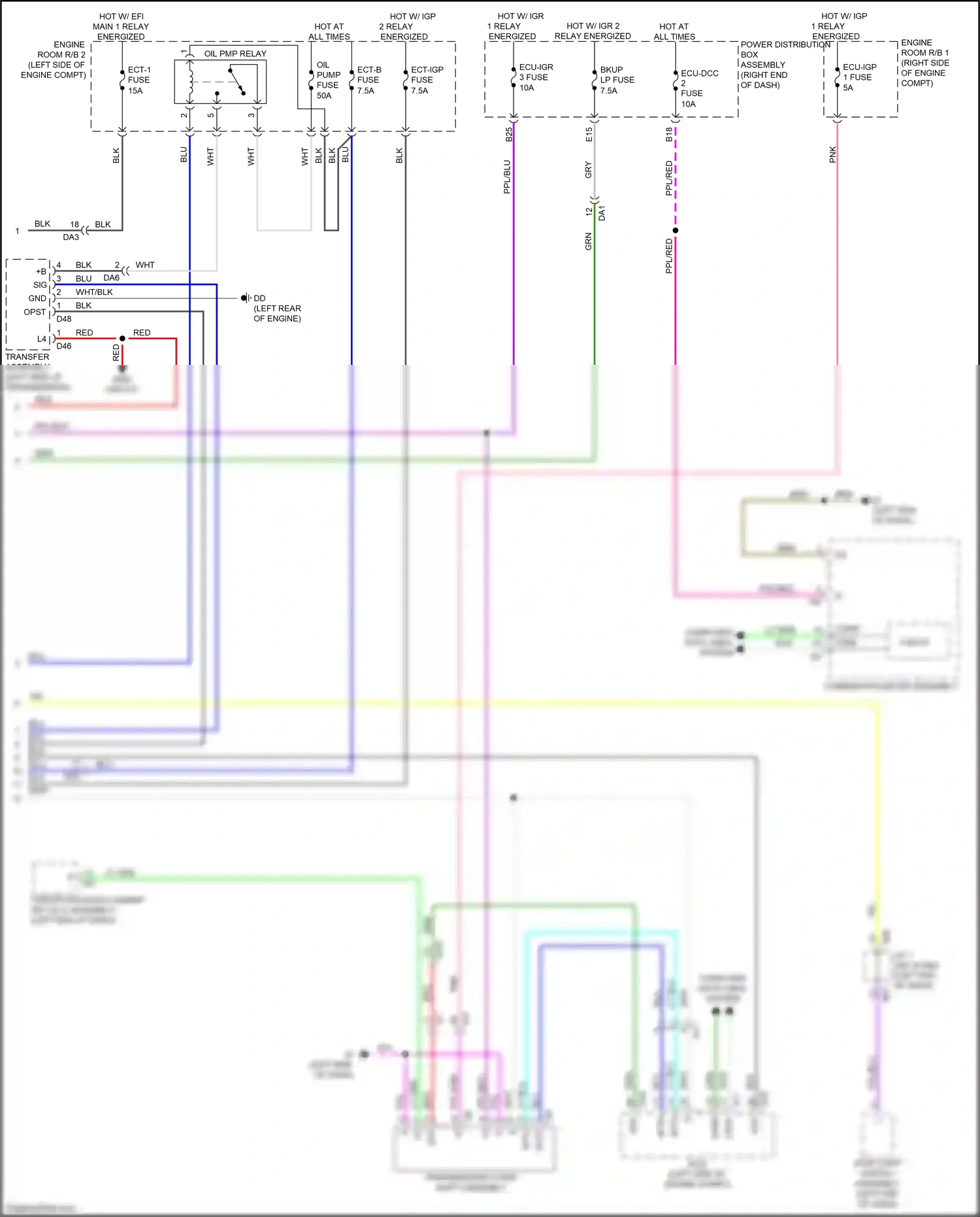 Toyota Sequoia III (2022-2024) computer data lines system wiring diagram  (43 of 99)