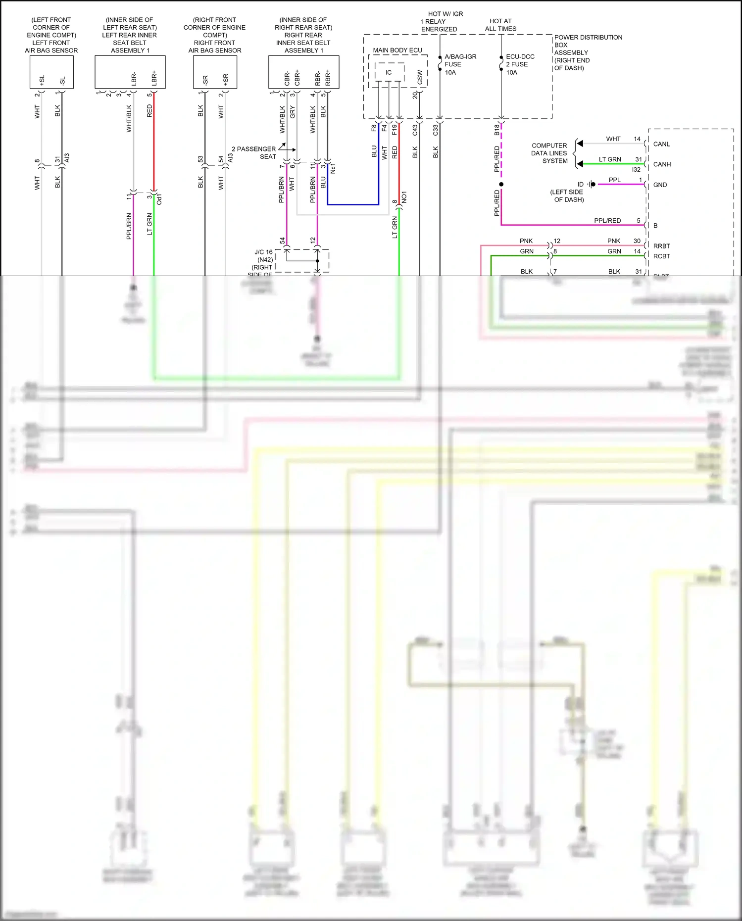 Toyota Sequoia III (2022-2024) computer data lines system wiring diagram  (9 of 99)