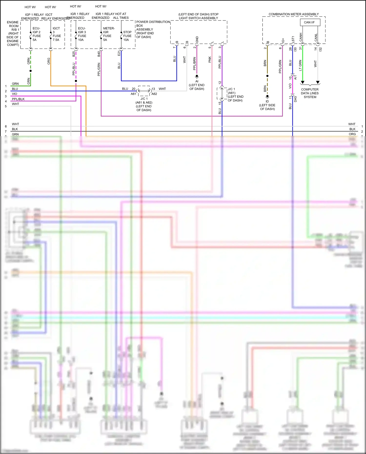 Toyota Sequoia III (2022-2024) computer data lines system wiring diagram  (93 of 99)