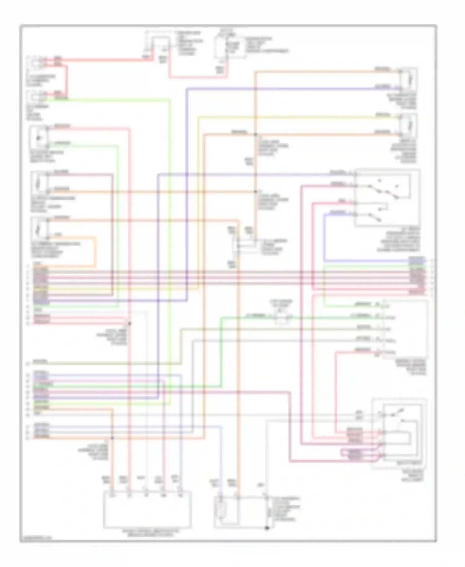 Sienna Toyota I (1997-2003): Automatic a/c circuit, with towing package (2 of 3)