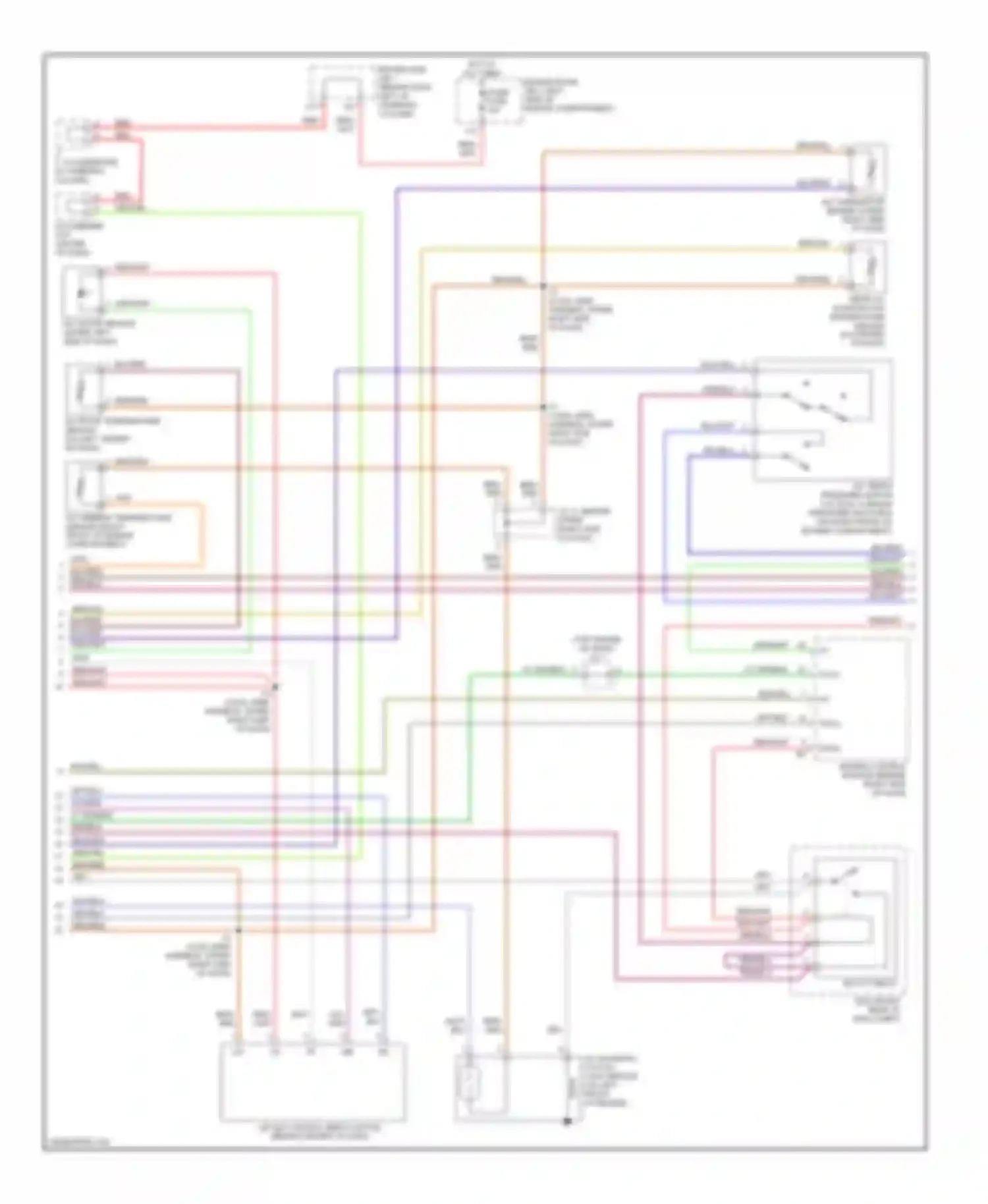 Sienna Toyota I (1997-2003): Automatic a/c circuit, without towing package (2 of 3)