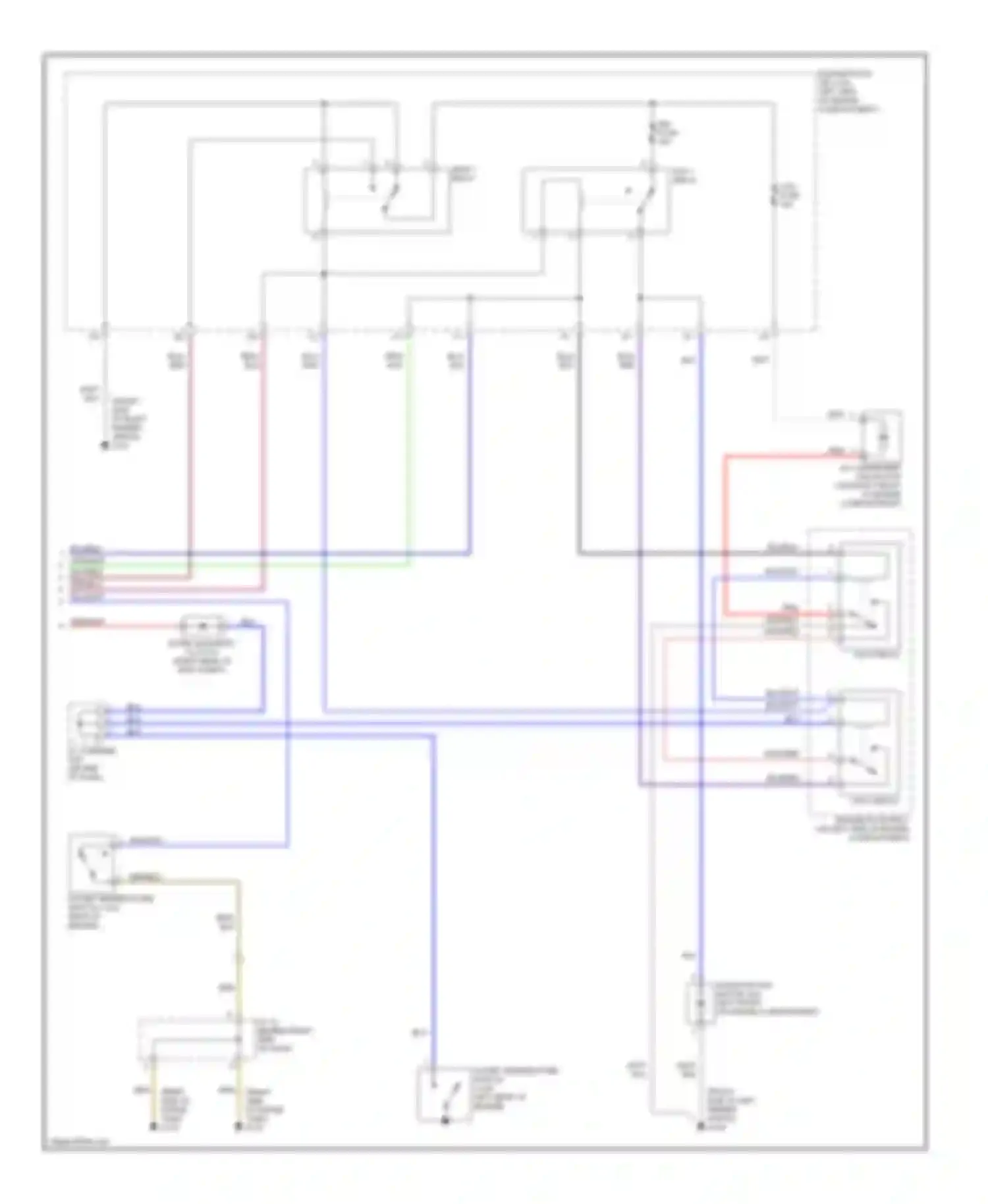 Sienna Toyota I (1997-2003): Automatic a/c circuit, without towing package (3 of 3)