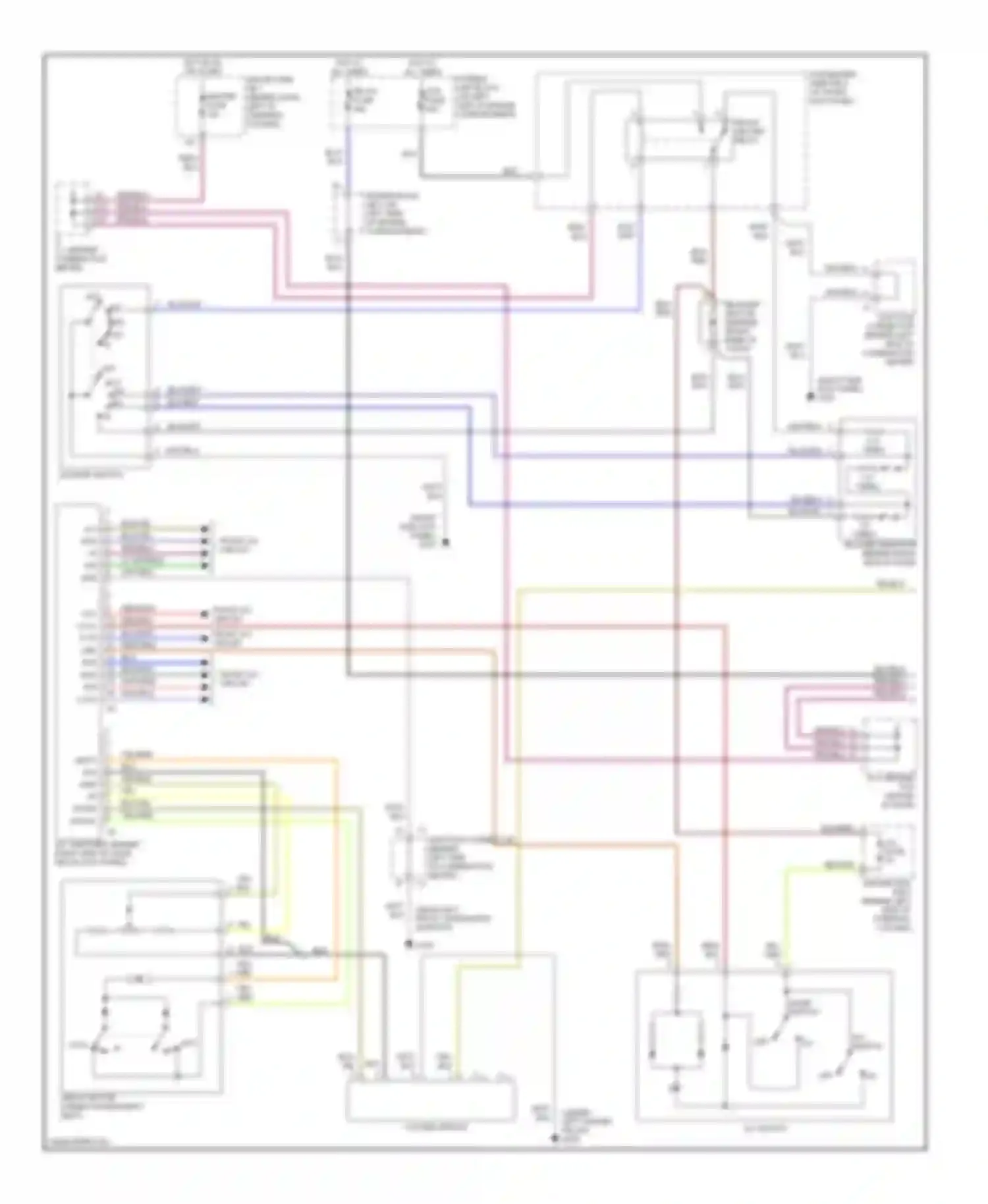 Sienna Toyota I (1997-2003): Manual a/c circuit, rear a/c (1 of 2)