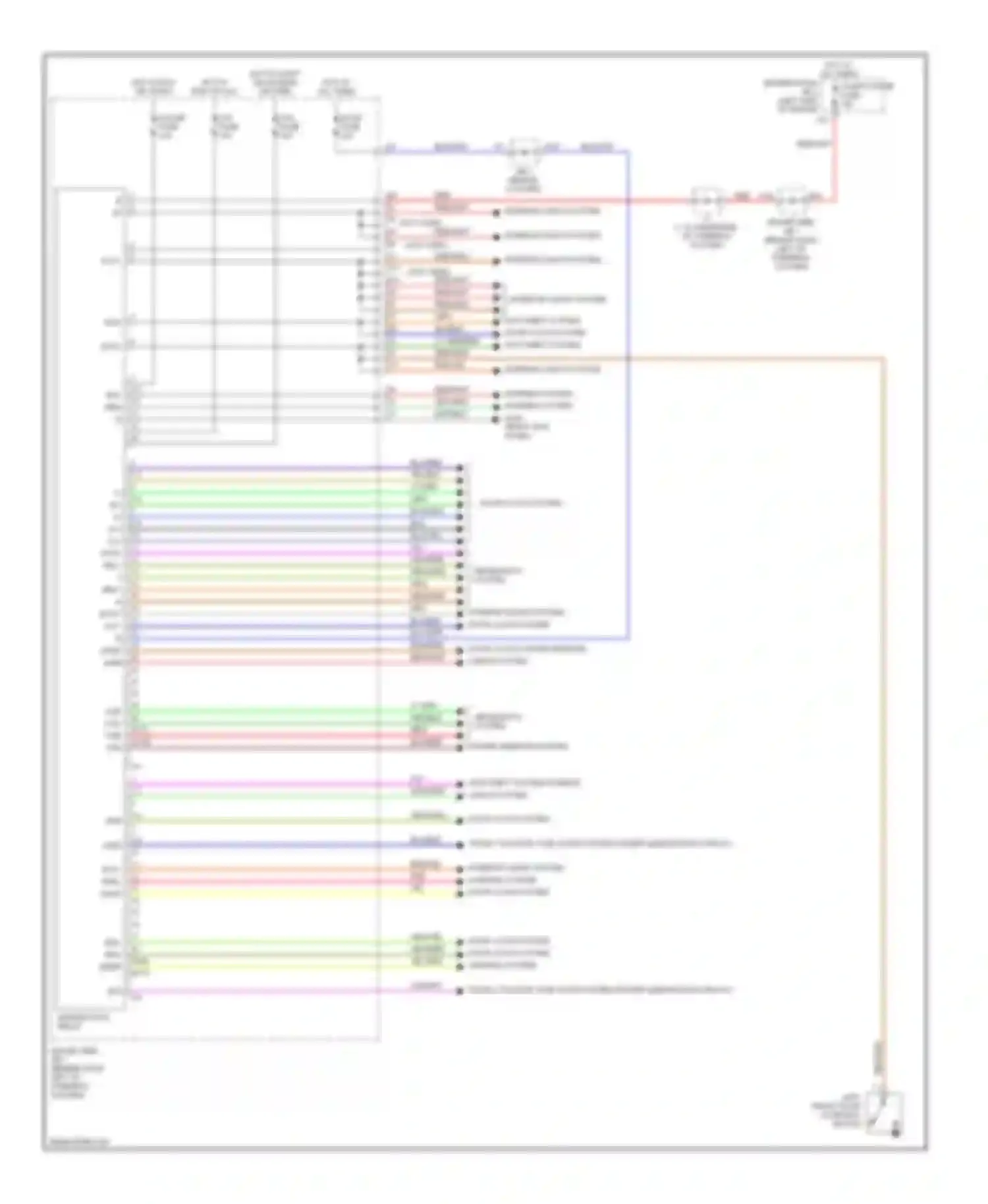 Sienna Toyota I (1997-2003): Body computer circuits, with power door locks