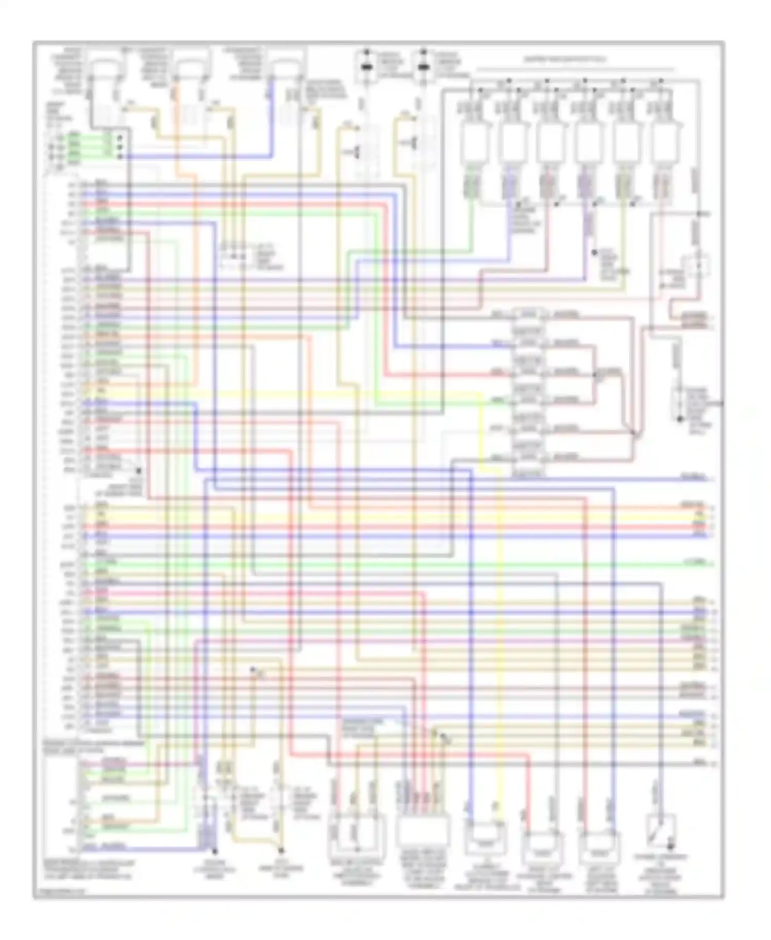 Sienna Toyota I (1997-2003): Wiring diagram engine performance 3.0ls (1 of 4)