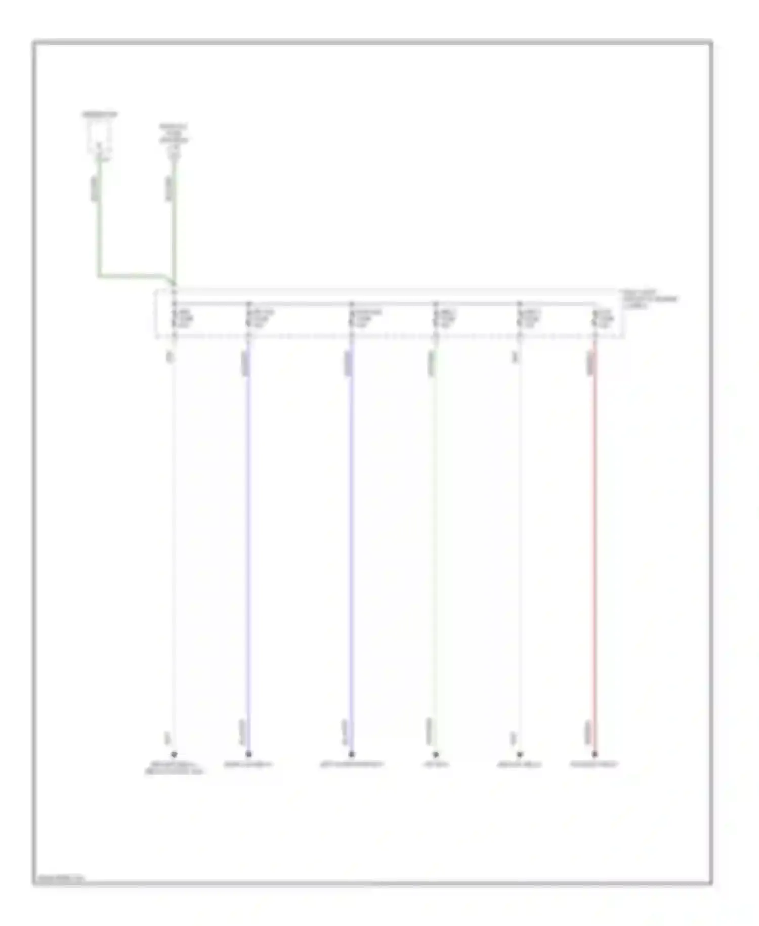 Sienna Toyota I (1997-2003): Power distribution circuit (3 of 3)