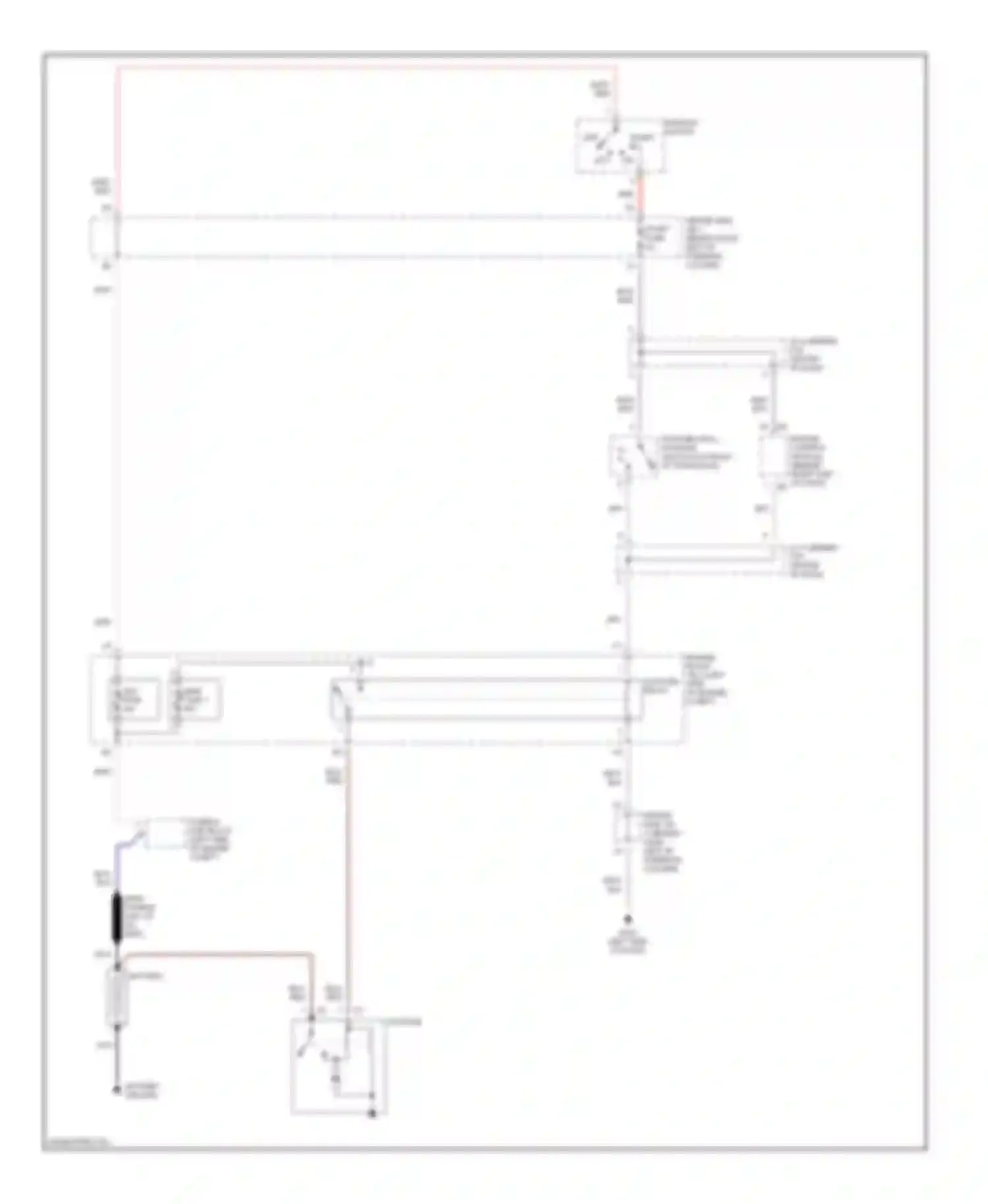 Sienna Toyota I (1997-2003): Starting circuit