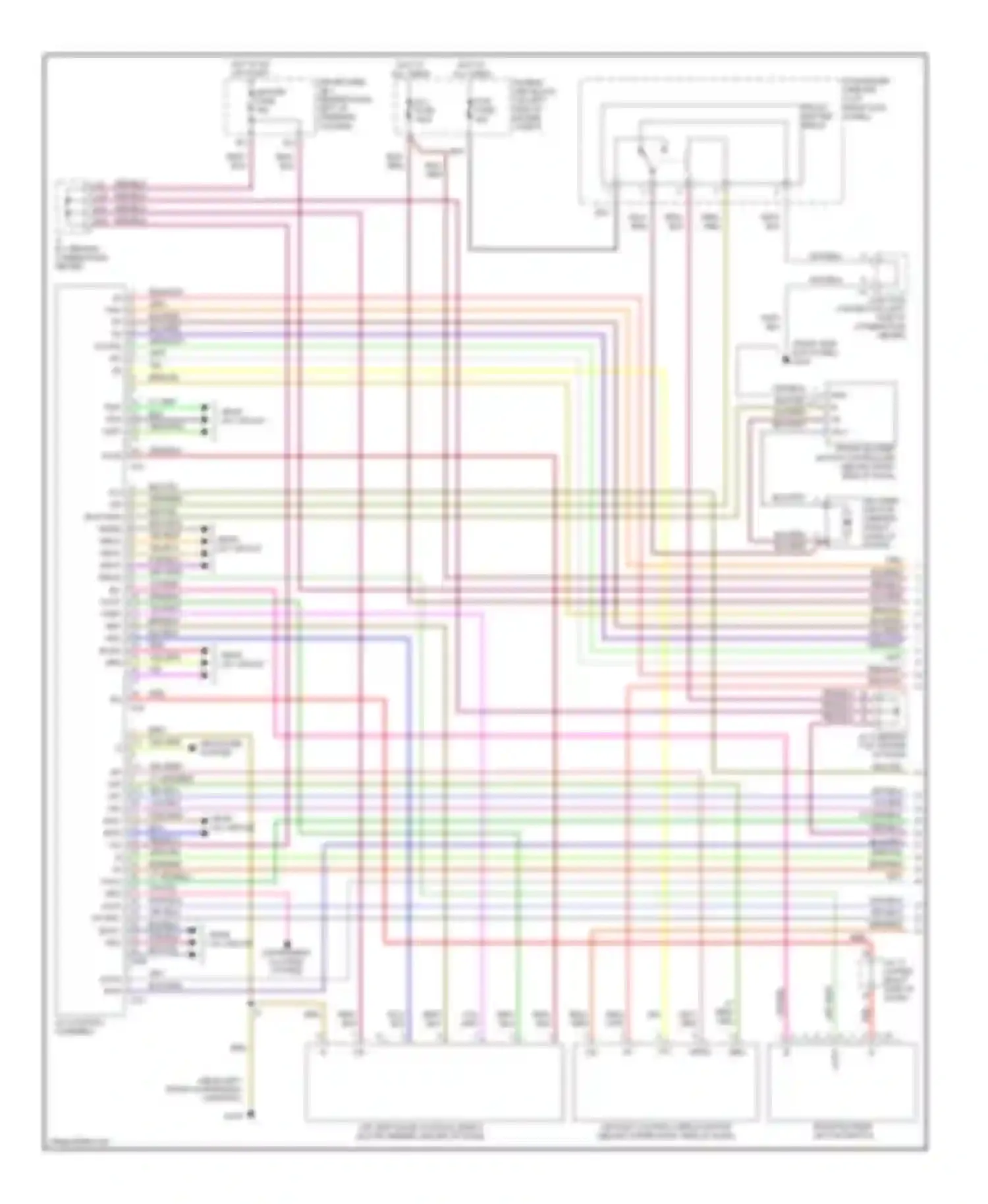 Wiring diagram defogger system for Toyota Sienna I (1997-2003) (1 of 3)