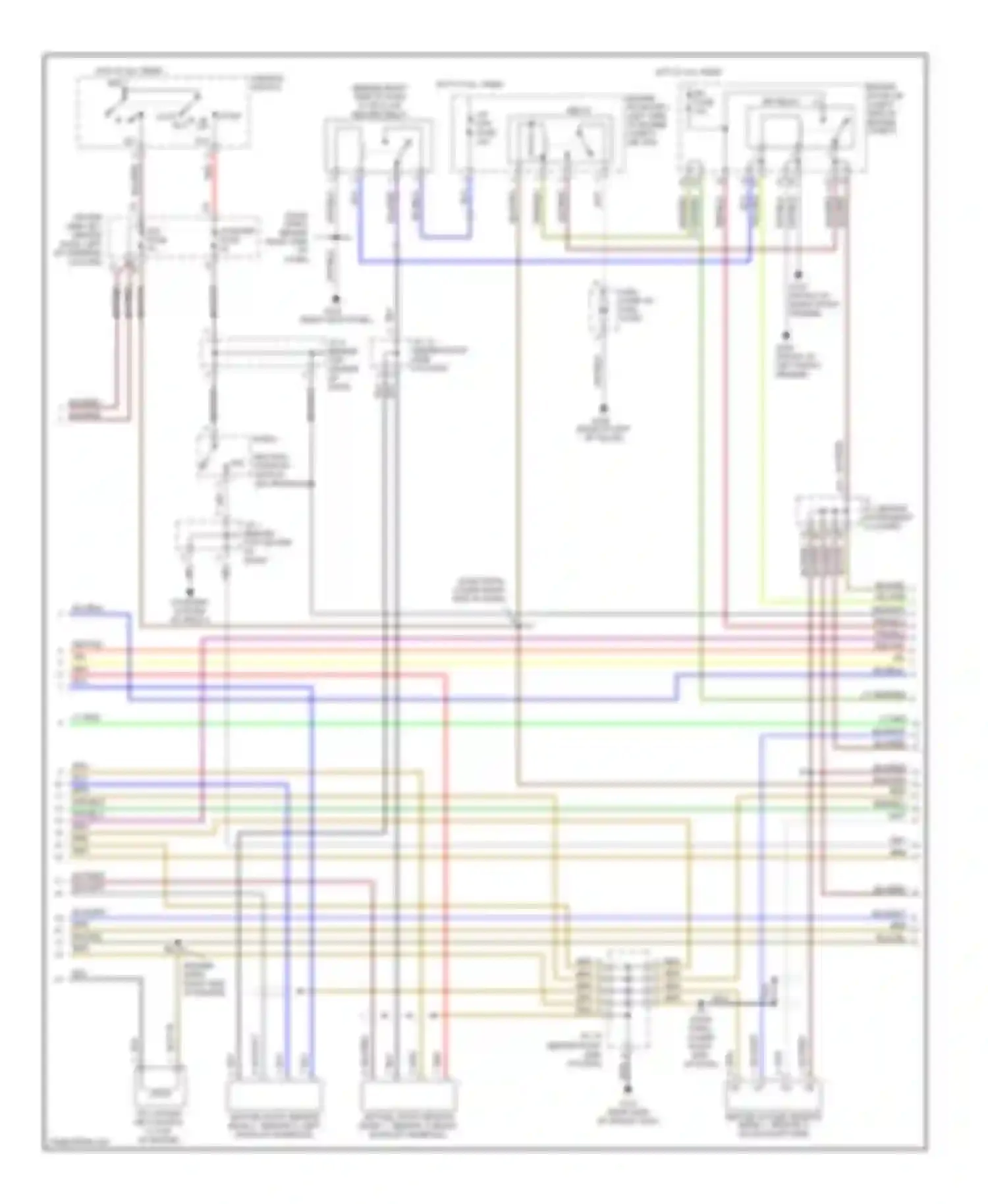 Wiring diagram lock on for Toyota Sienna I (1997-2003) (1 of 1)