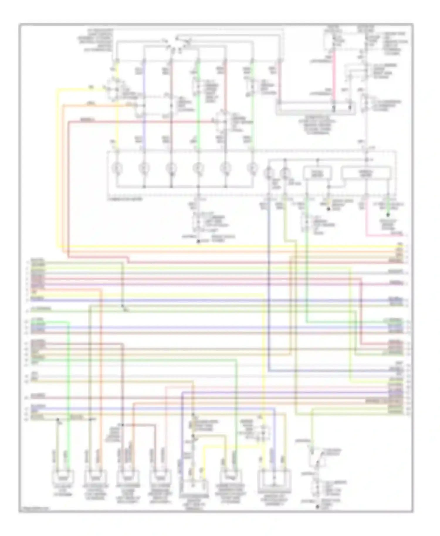 Wiring diagram o/d main switch for Toyota Sienna I (1997-2003) (3 of 3)