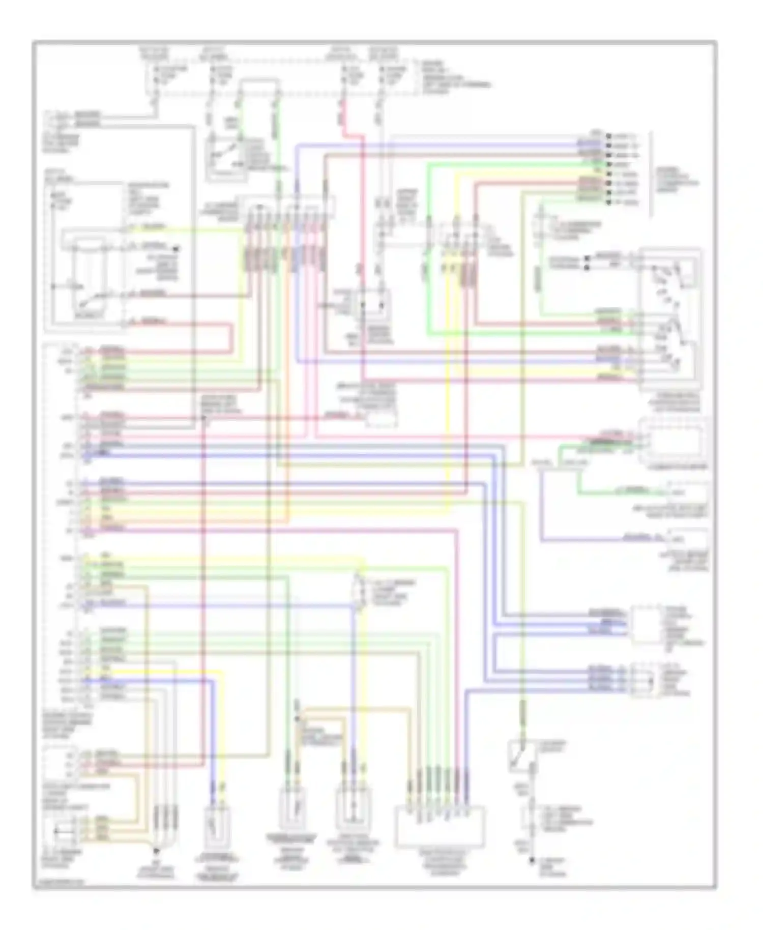 Wiring diagram pwr "2" indic "d" indic "n" indic "l" indic "r" indic o/d off "p" indic for Toyota Sienna I (1997-2003) (1 of 1)