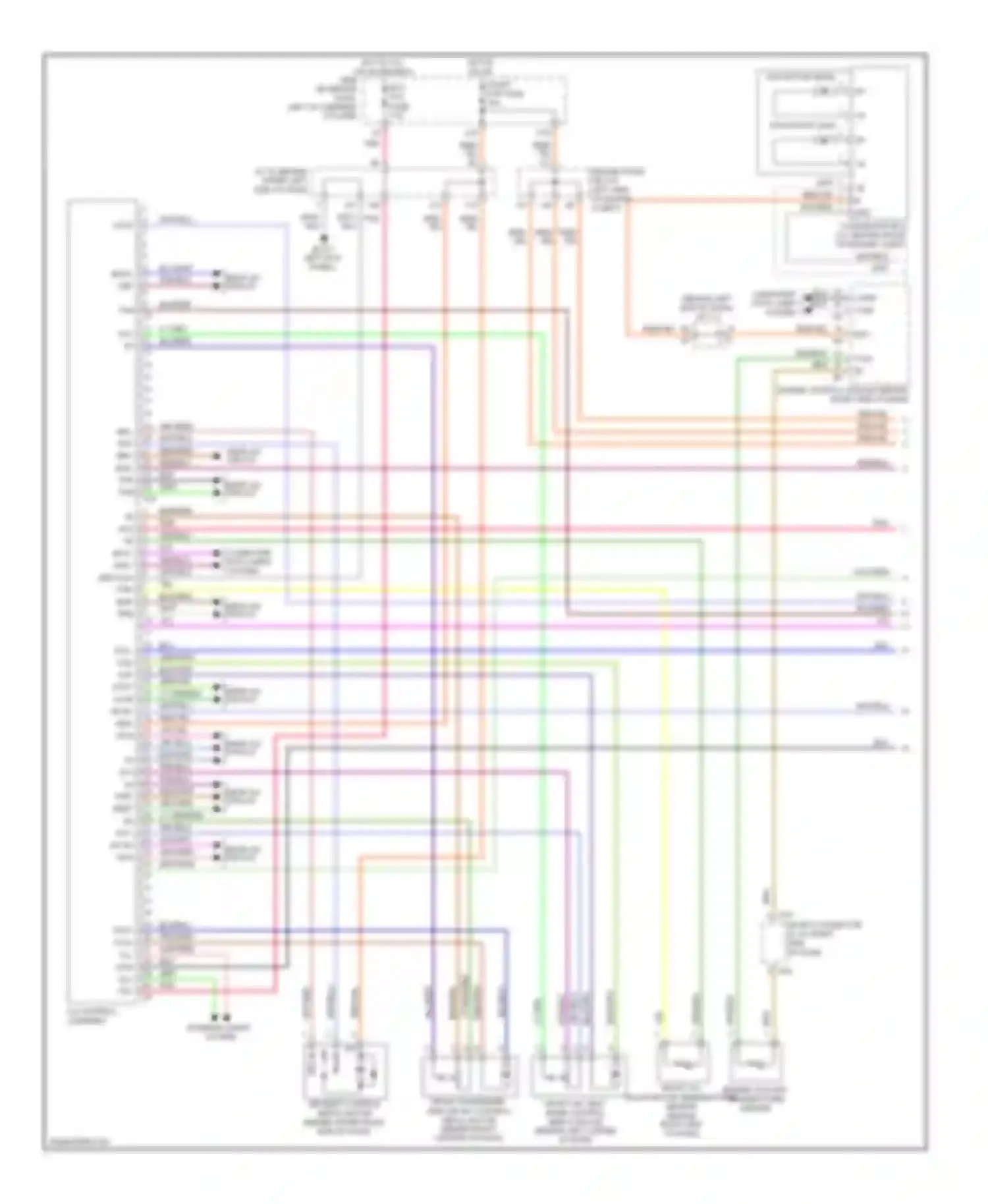 Sienna Toyota II facelift (2005-2010): Manual a/c circuit, front (1 of 2)
